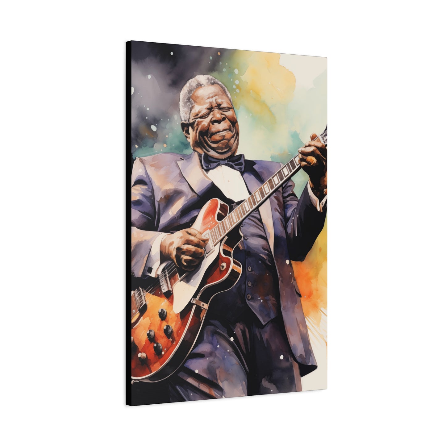 Gallery Wrapped Canvas, Celebrity Inspired, Pop Art Canvas – The King