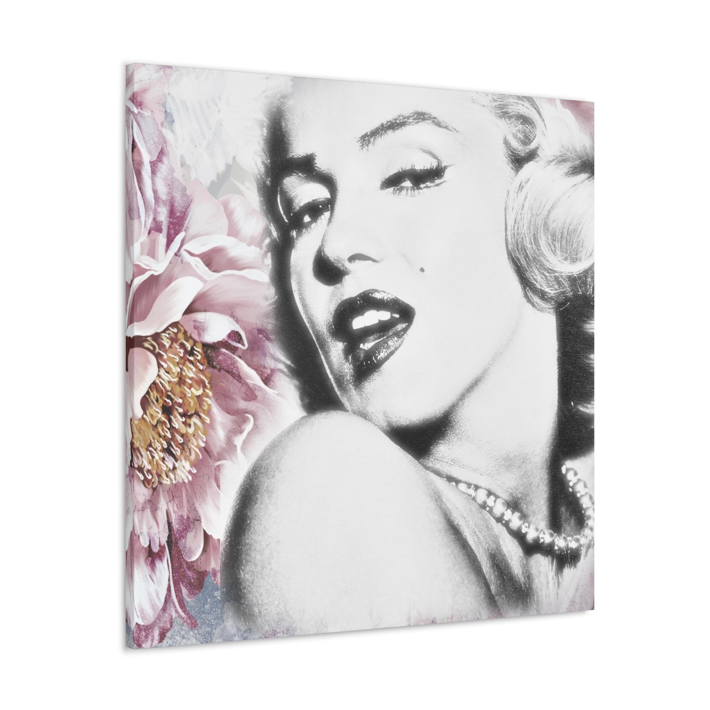 Canvas Wall Art, Gallery Wrapped Pop Art, Celebrity Wall Art – Marilyn Monroe - Bloom