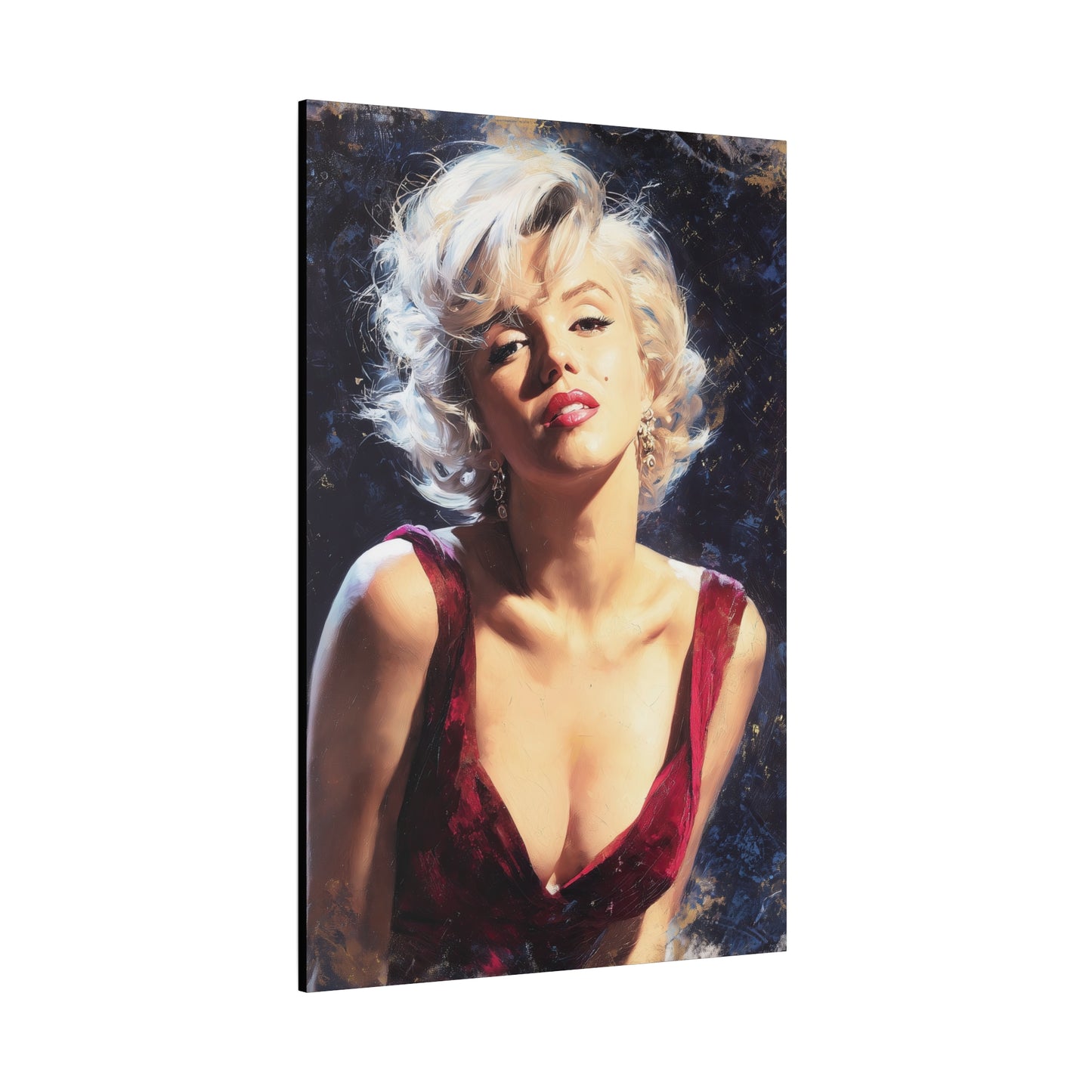 Gallery Wrapped Canvas, The Diva Project Art Canvas, Pinup Art Canvas – Marilyn Monroe - SEVEN