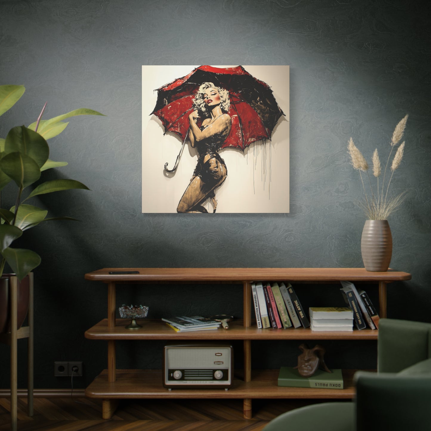 Gallery Wrapped Canvas, Guilt and Grit Adult Art Canvas, Erotic Pinup Art Canvas – Vesper