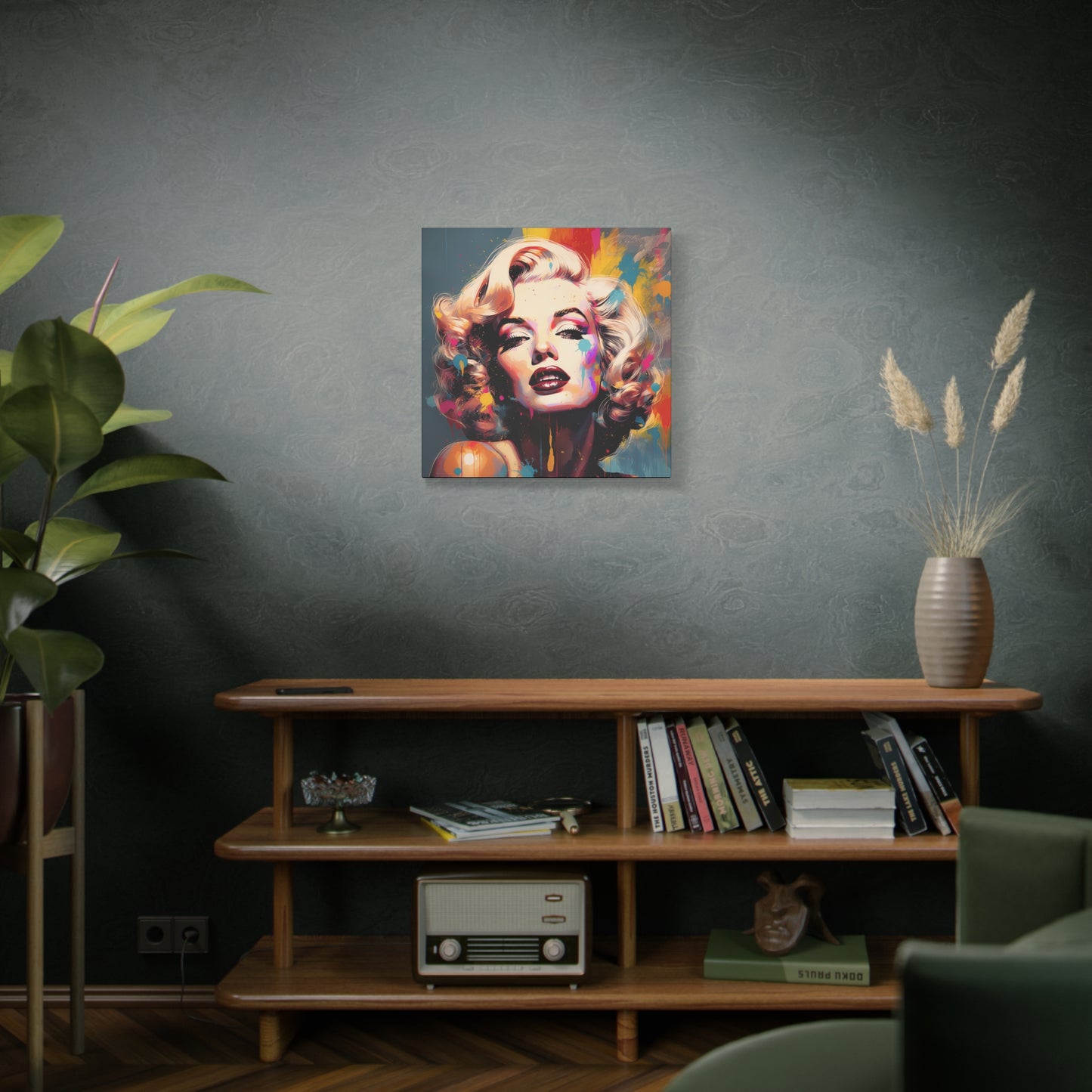 Canvas Wall Art, Gallery Wrapped Pop Art, Celebrity Wall Art – Marilyn Monroe - Abstract