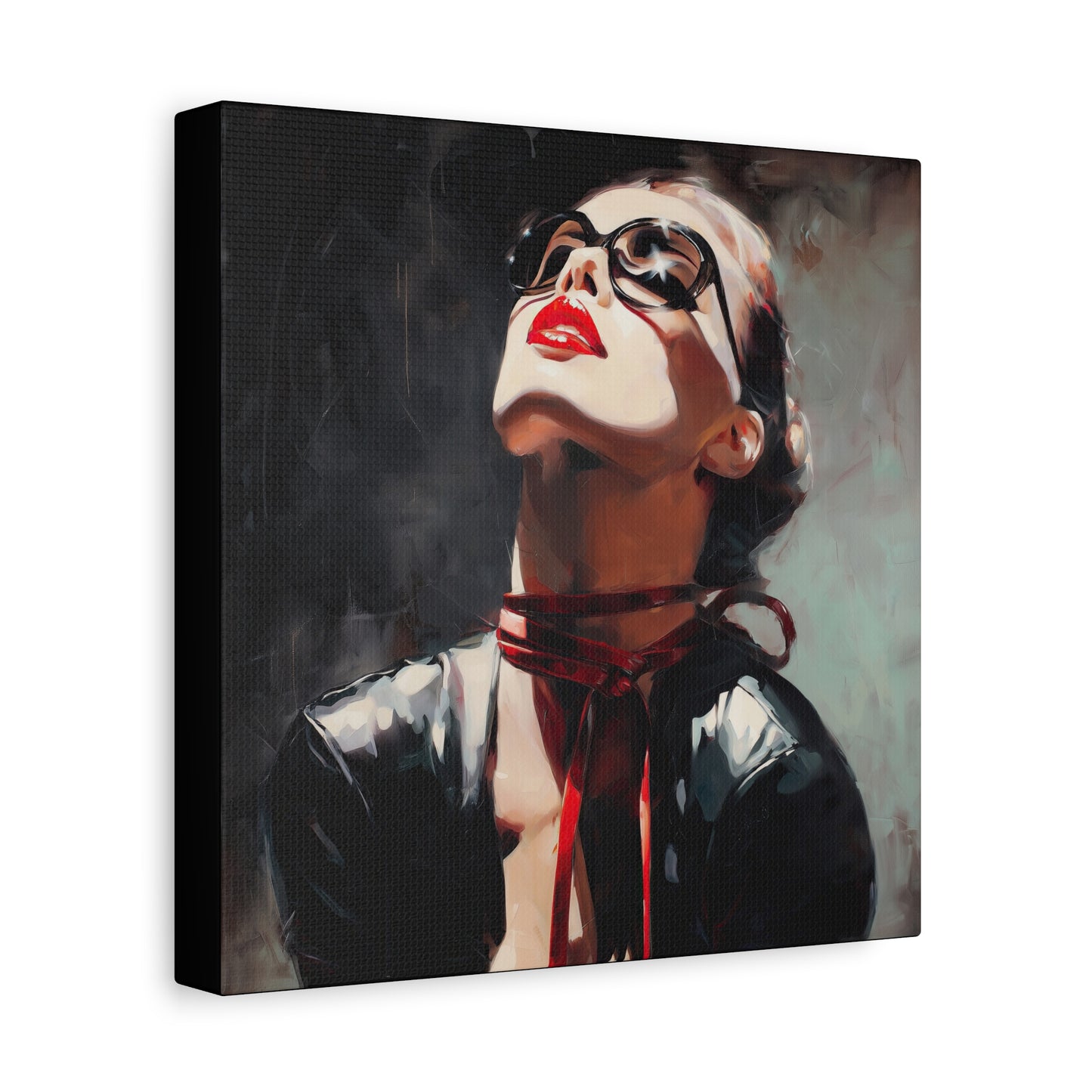 Gallery Wrapped Canvas, Ropes and Reverence Art Canvas, Erotic Shibari Art Canvas – Scarlett