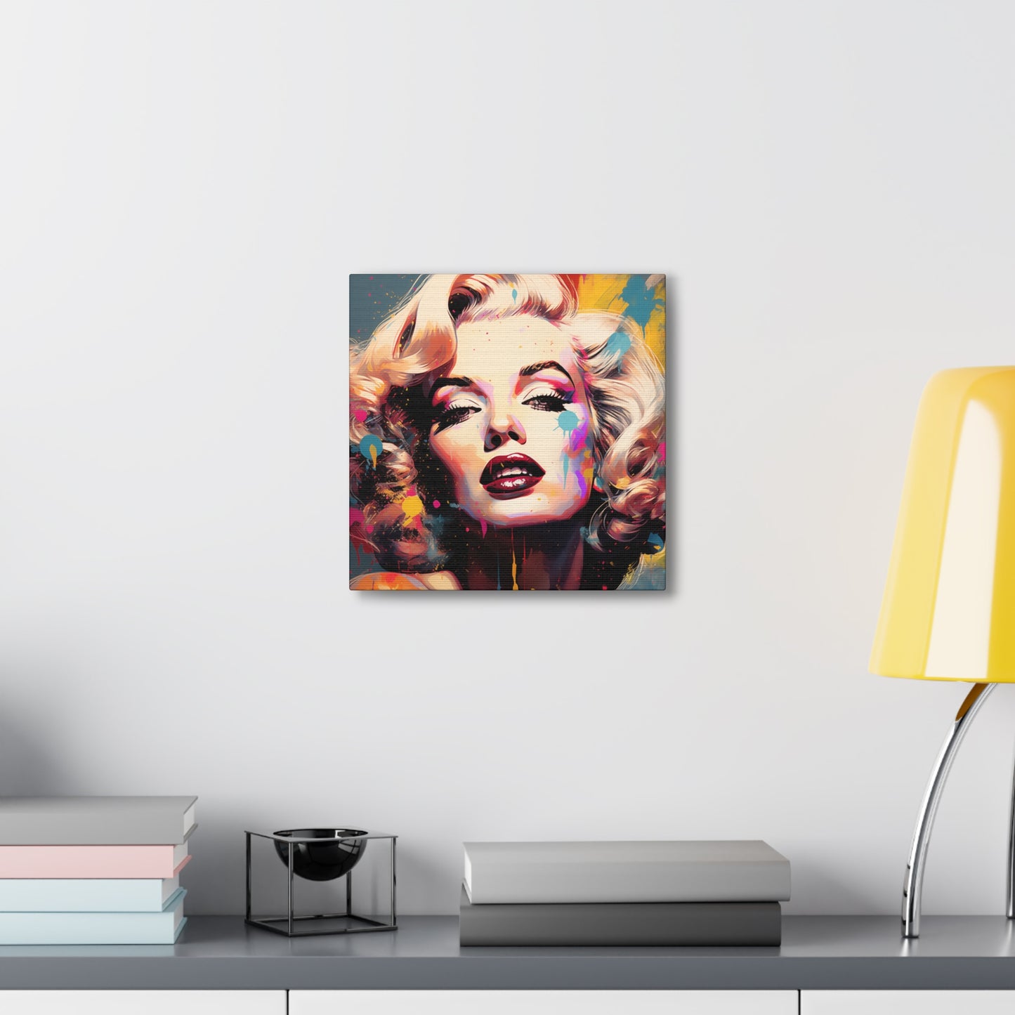 Canvas Wall Art, Gallery Wrapped Pop Art, Celebrity Wall Art – Marilyn Monroe - Abstract