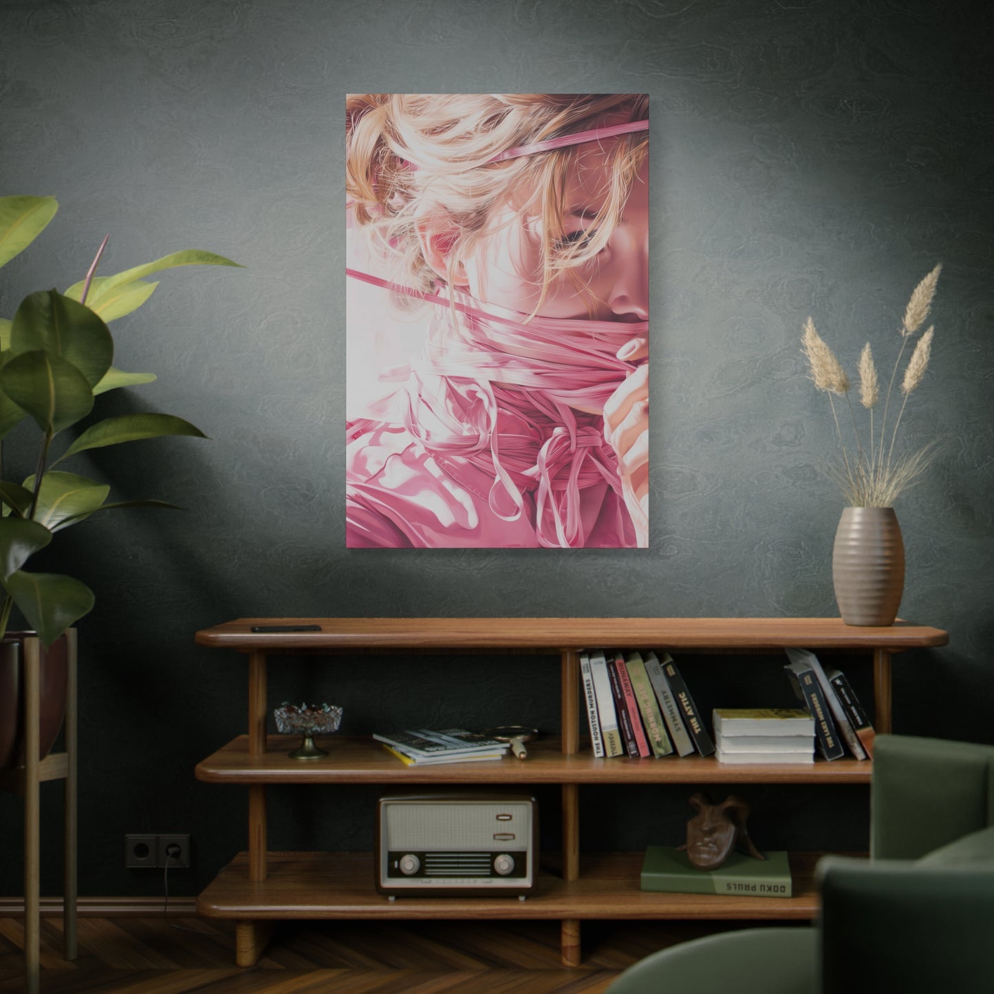 Gallery Wrapped Canvas, Ropes and Reverence Art Canvas, Erotic Shibari Art Canvas – Lilith