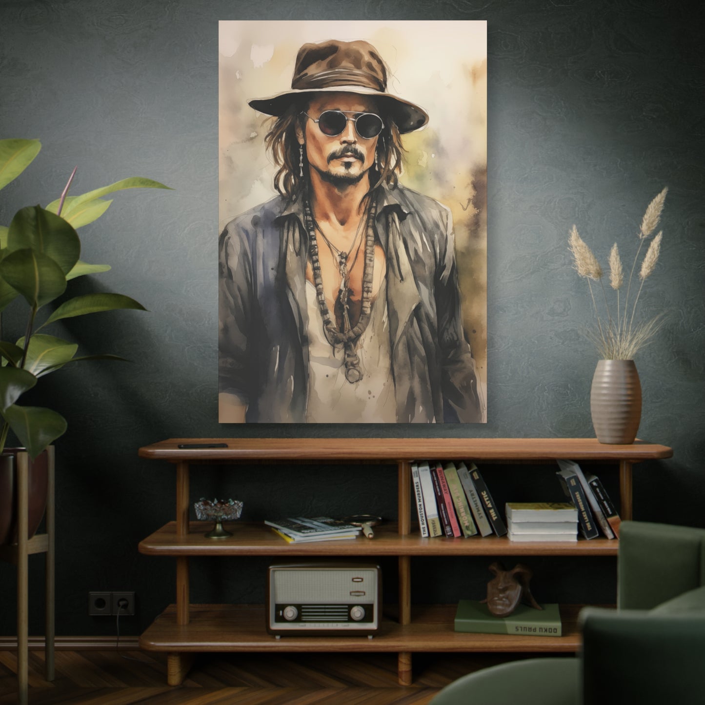Gallery Wrapped Canvas, Celebrity Inspired, Pop Art Canvas – Depp