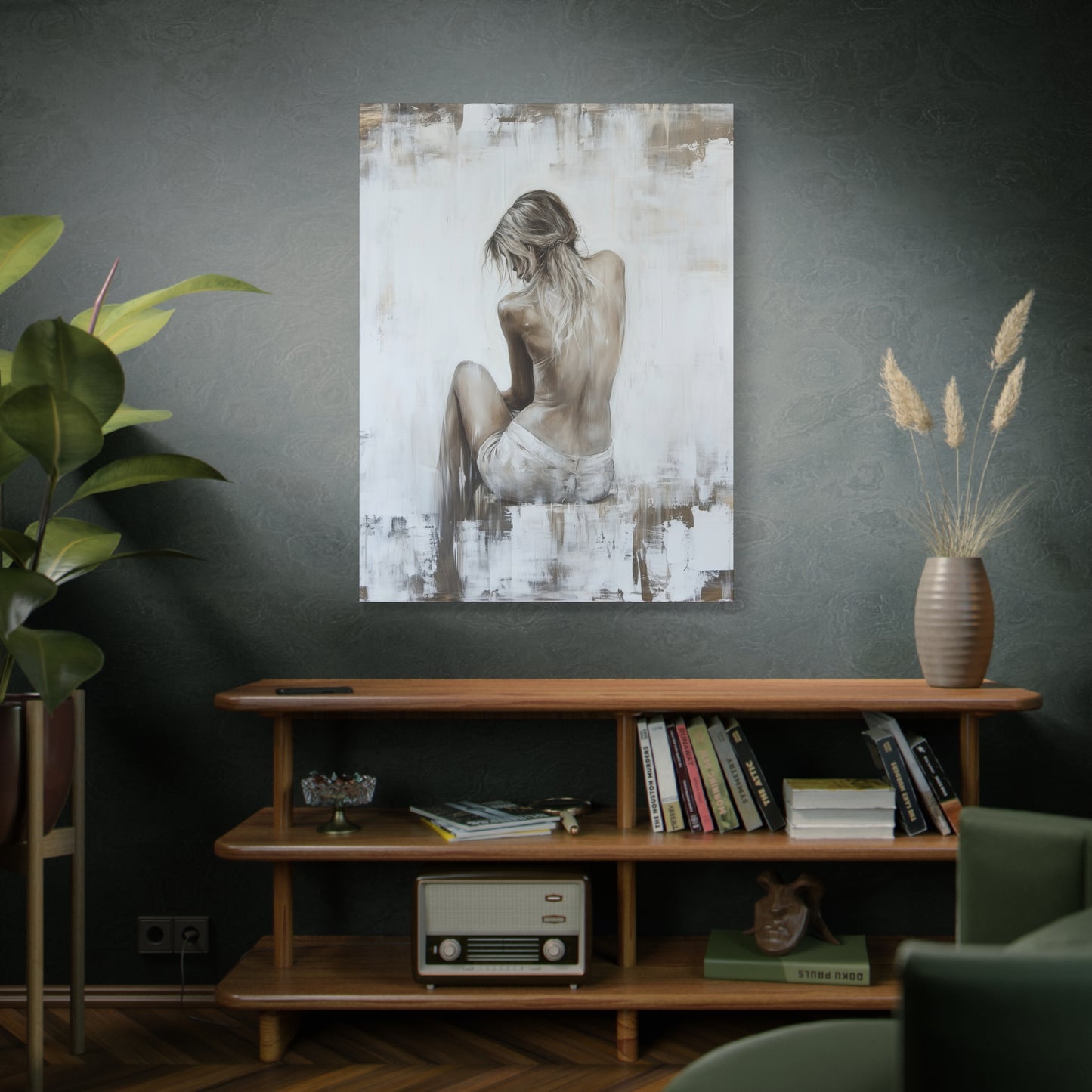 Gallery Wrapped Canvas, Sinners and Saints Art Canvas, Erotic Pinup Art Canvas – Katherine
