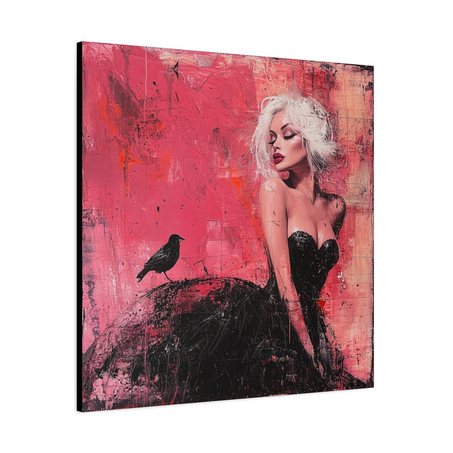 Gallery Wrapped Canvas, Sinners and Saints Adult Art Canvas, Erotic Pinup Art Canvas – Paloma