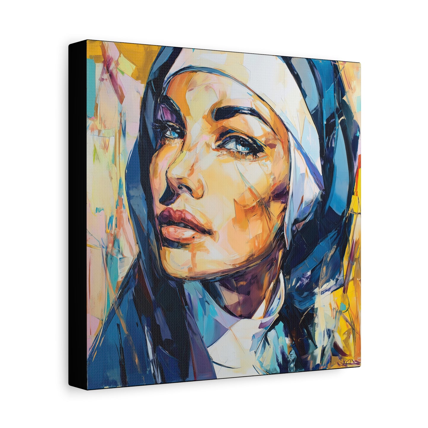 Gallery Wrapped Canvas, Habits and Heresy Art Canvas, Naughty Nuns Art Canvas – Sister Agatha