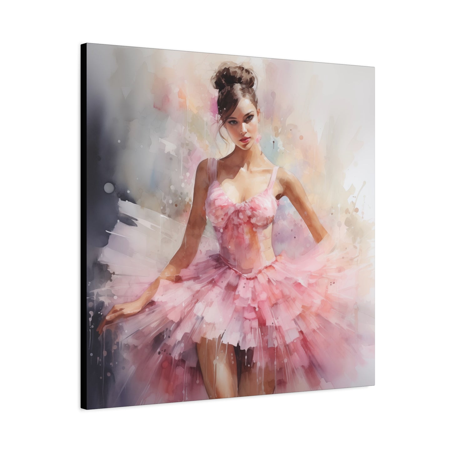 Gallery Wrapped Canvas, Ballerina Beauty, Ballet Art Canvas – Lily