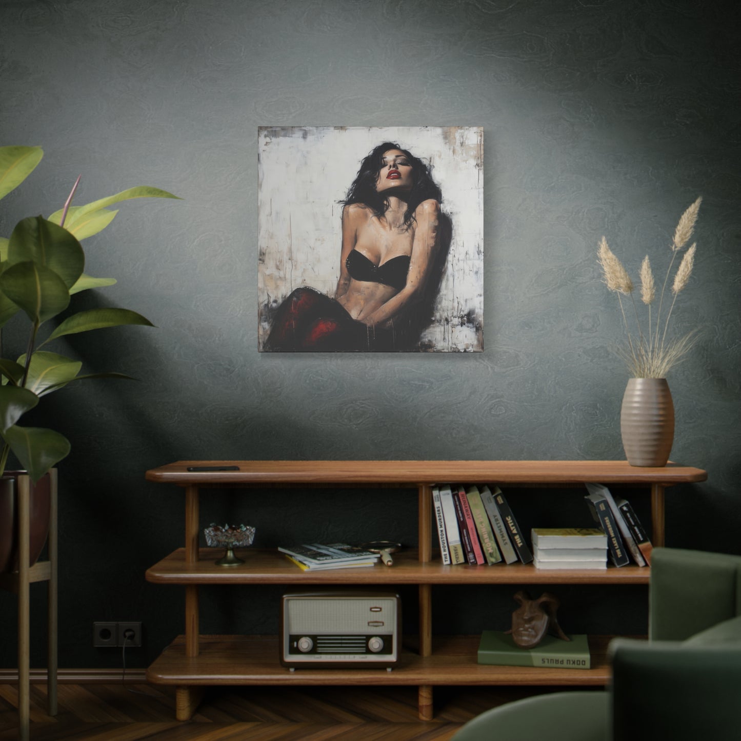 Gallery Wrapped Canvas, Sinners and Saints Art Canvas, Erotic Art Canvas – Alexa