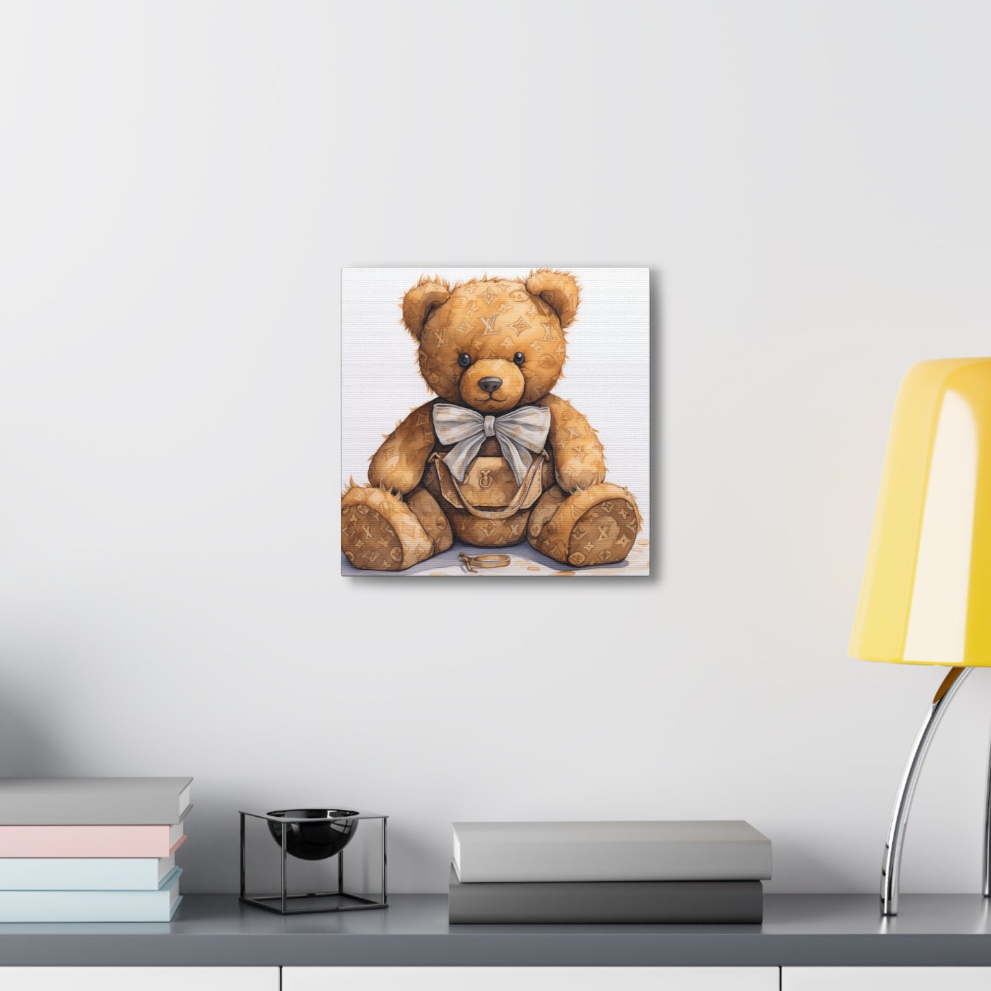 Canvas Gallery Wrap - LV Bear Wall Art - Ring