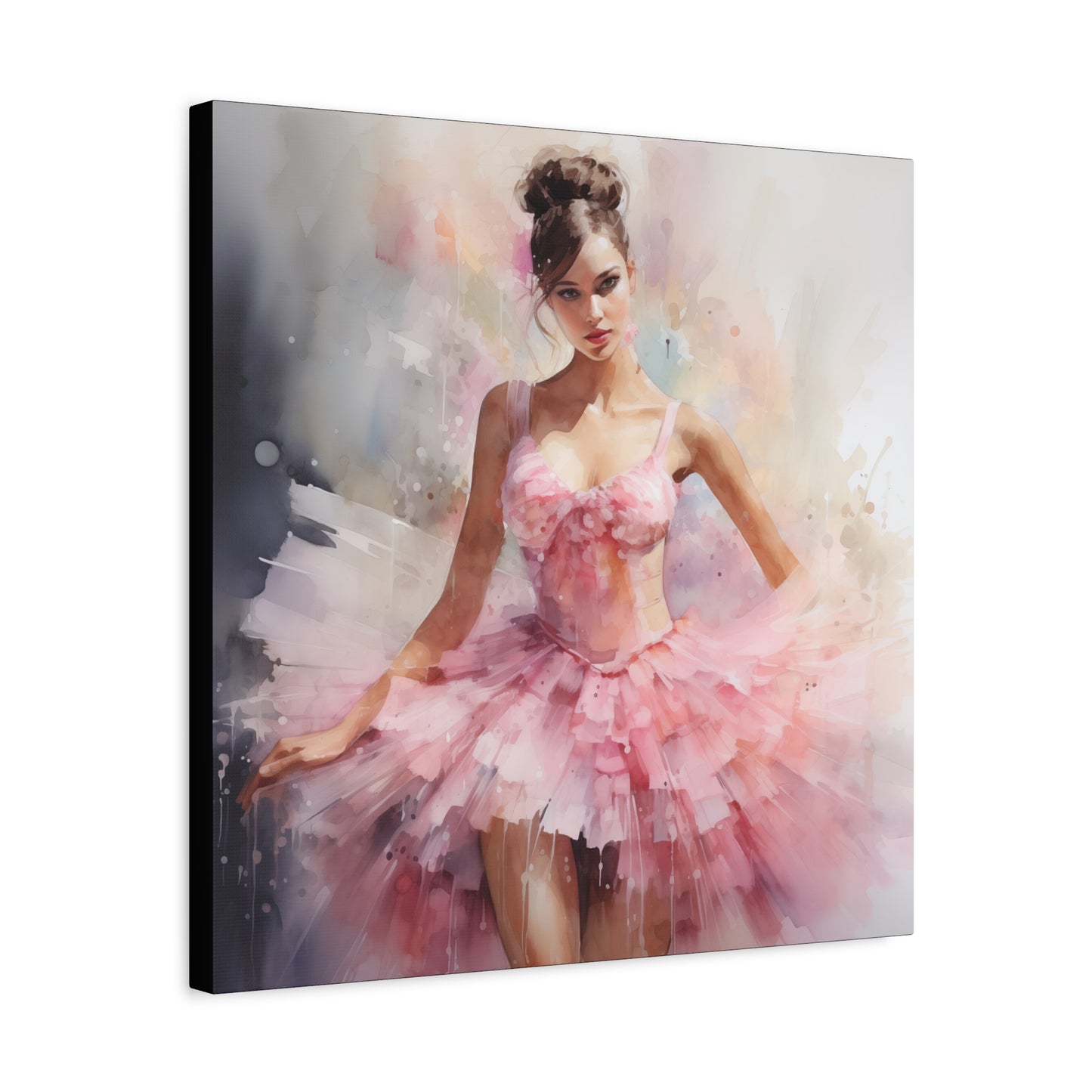 Gallery Wrapped Canvas, Ballerina Beauty, Ballet Art Canvas – Lily