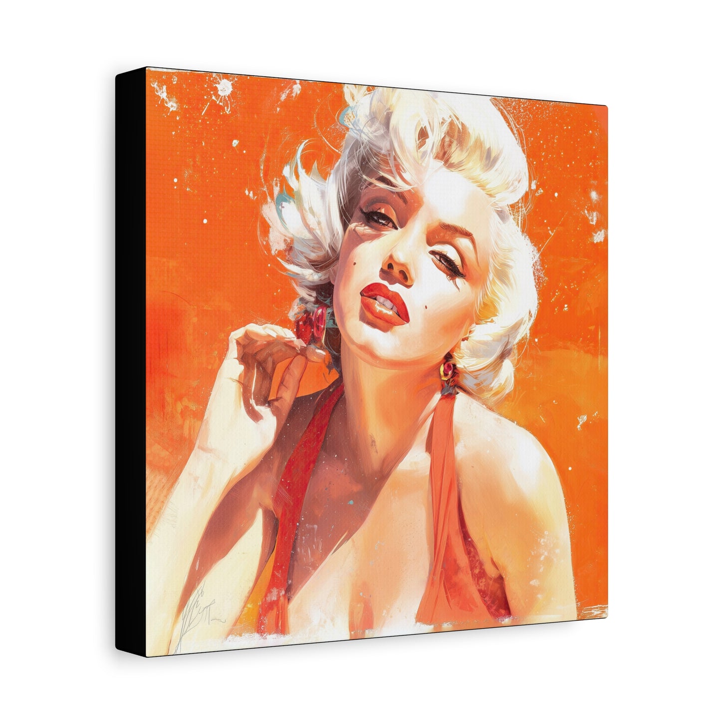 Gallery Wrapped Canvas, The Diva Project Art Canvas, Pinup Art Canvas – Marilyn Monroe - THREE
