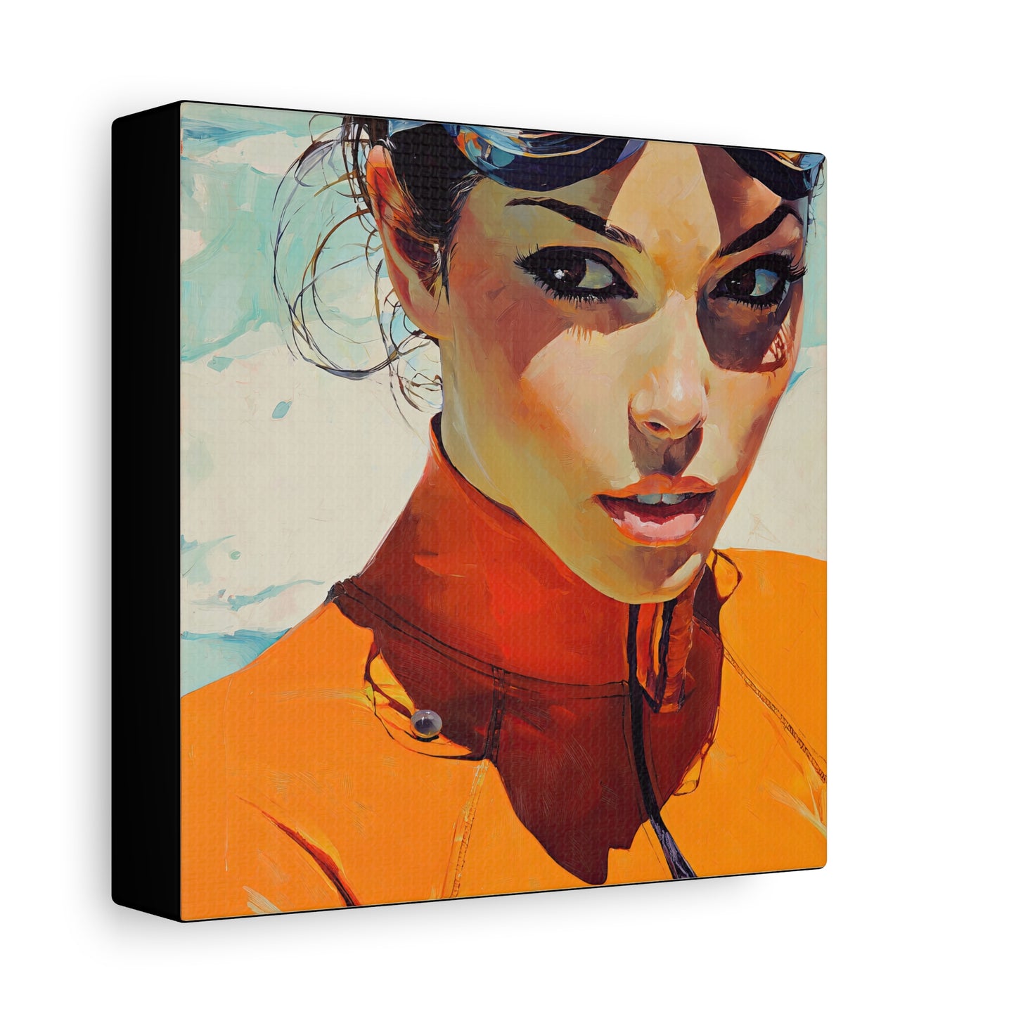 Gallery Wrapped Canvas, Salt and Sea Art Canvas, Marine Art, Diving and Snorkeling Art Canvas – Maria