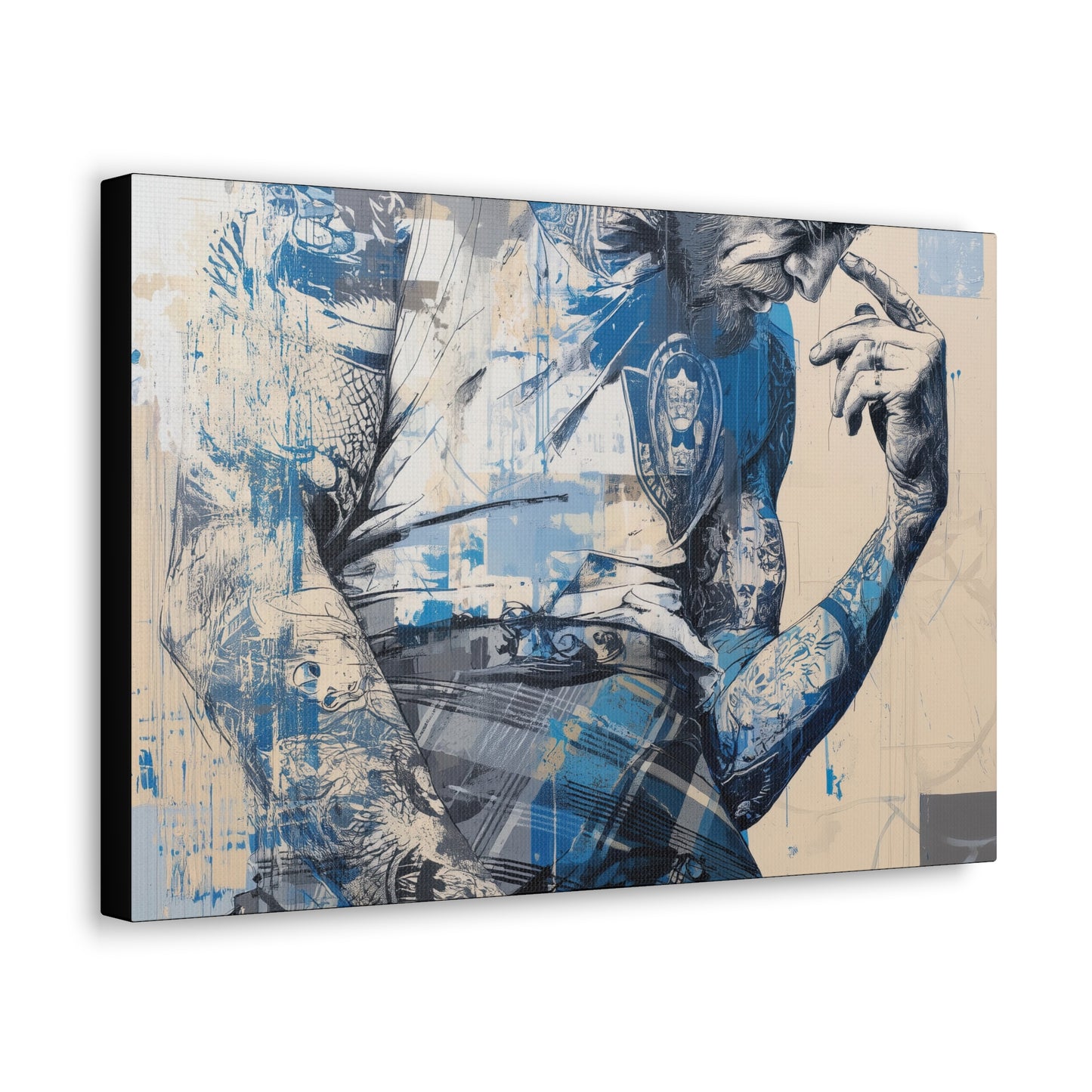 Gallery Wrapped Canvas, Kilts and Carnage Art Canvas, Erotic Pinup Art Canvas – Connor