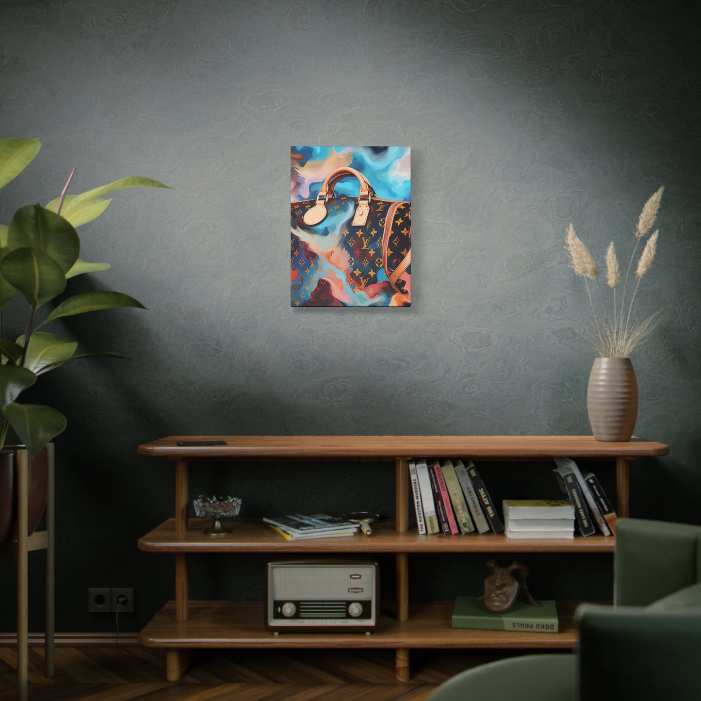 Canvas Gallery Wrap - LV Designer Inspired Wall Art - Abstract