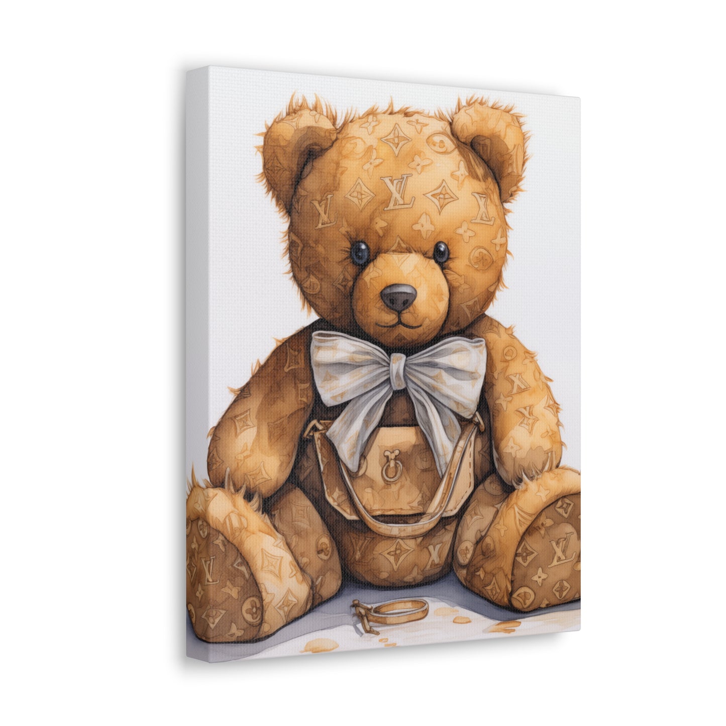 Canvas Gallery Wrap - LV Bear Wall Art - Ring