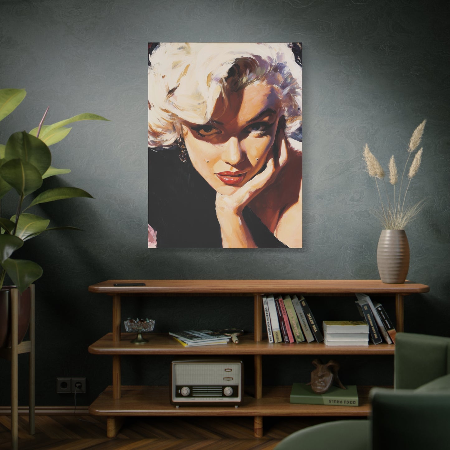 Gallery Wrapped Canvas, The Diva Project Art Canvas, Pinup Art Canvas – Marilyn Monroe - FOUR
