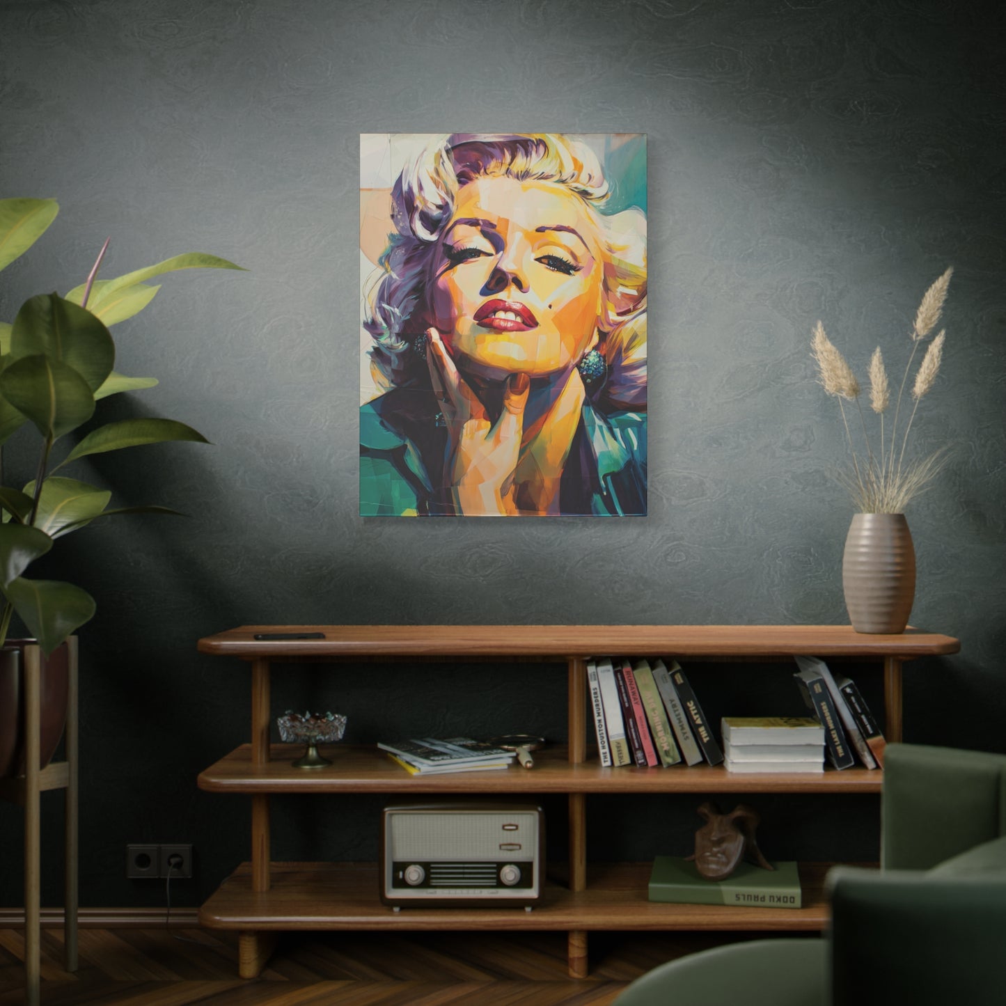 Gallery Wrapped Canvas, The Diva Project Art Canvas, Pinup Art Canvas – Marilyn Monroe - TWO