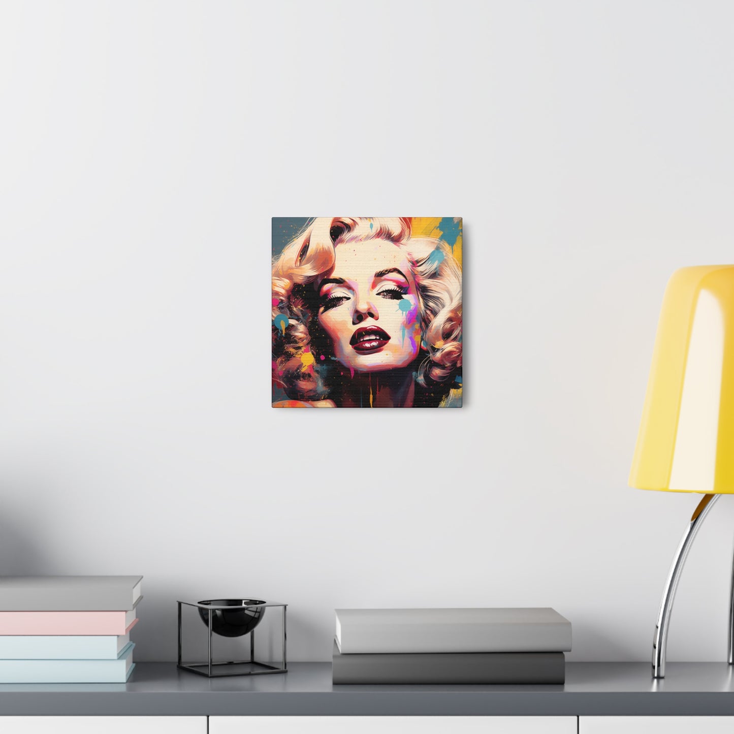 Canvas Wall Art, Gallery Wrapped Pop Art, Celebrity Wall Art – Marilyn Monroe - Abstract