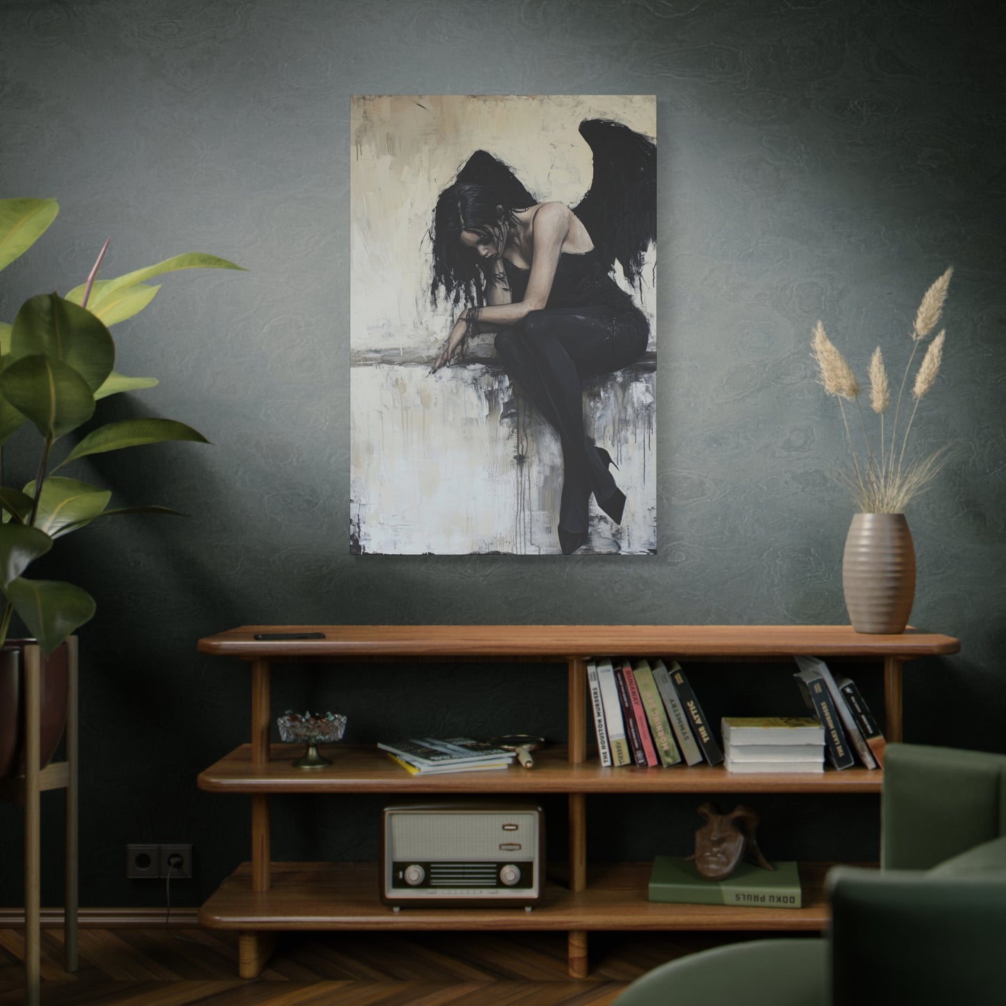 Gallery Wrapped Canvas, Sinners and Saints Art Canvas, Erotic Pinup Art Canvas – Helena