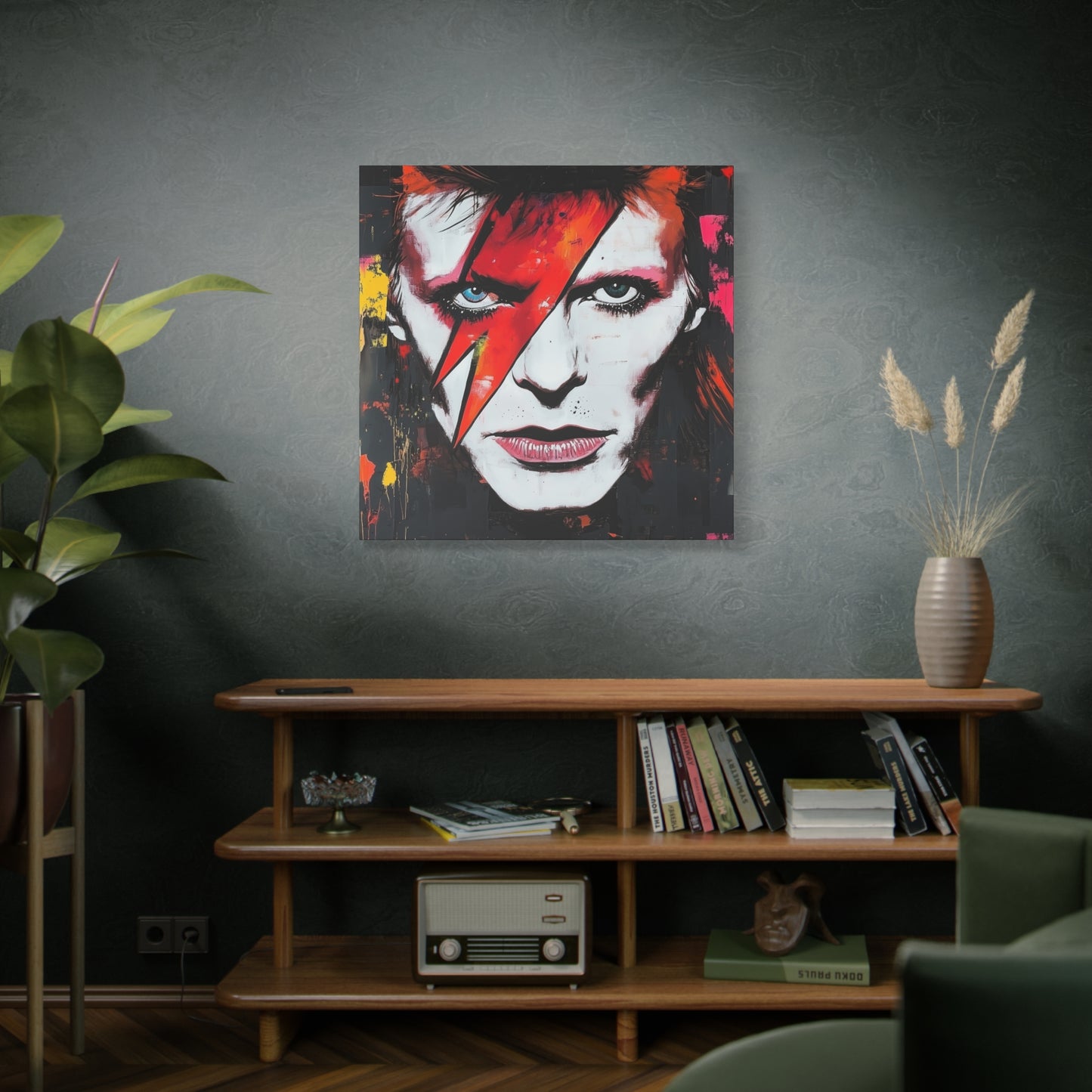 Gallery Wrapped Canvas, Celebrity Inspired, Pop Art Canvas – Bowie