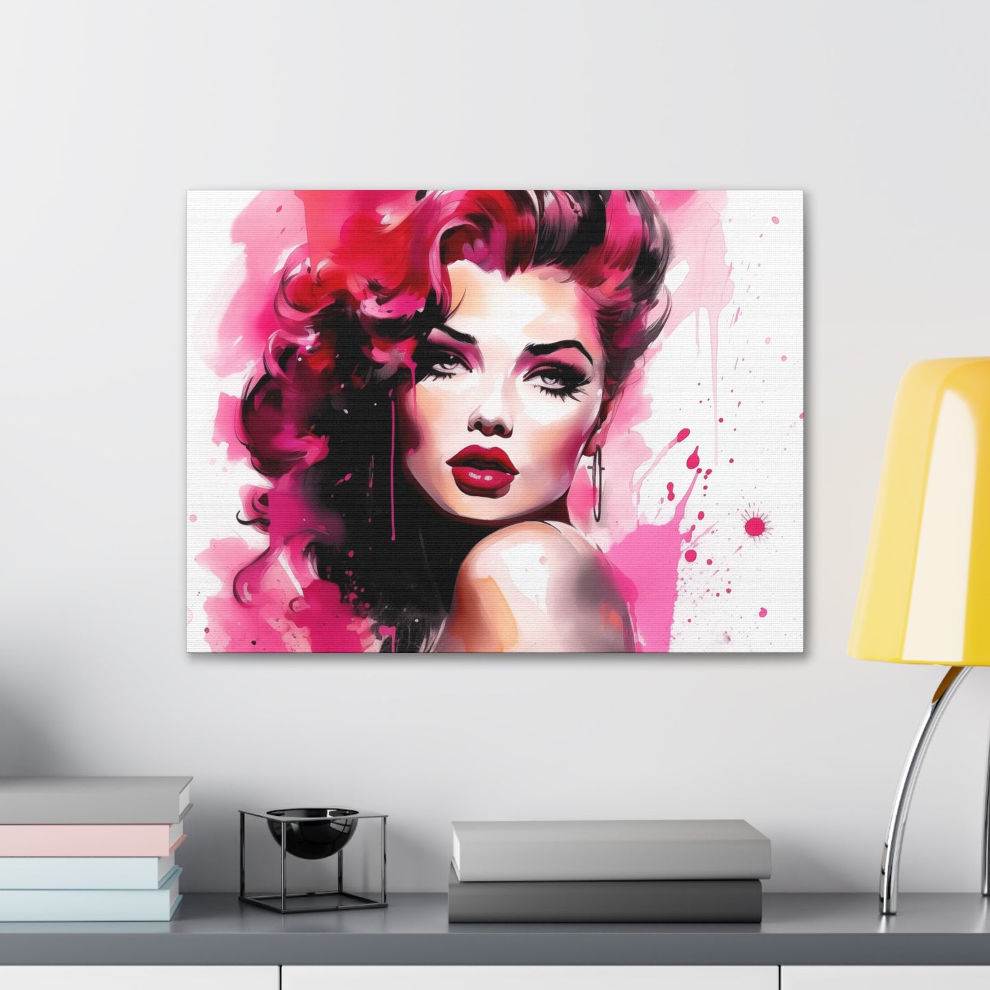 Canvas Wall Art, Gallery Wrapped Pop Art, Diva Wall Art – Thalia