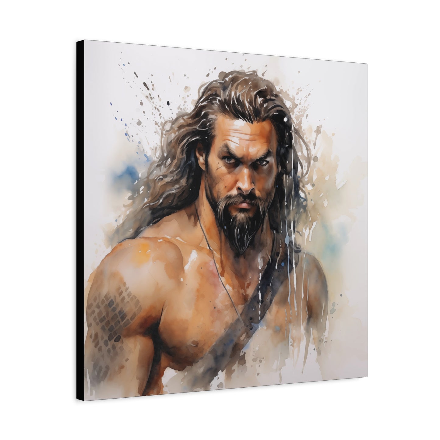 Gallery Wrapped Canvas, Celebrity Inspired, Pop Art Canvas – Jason