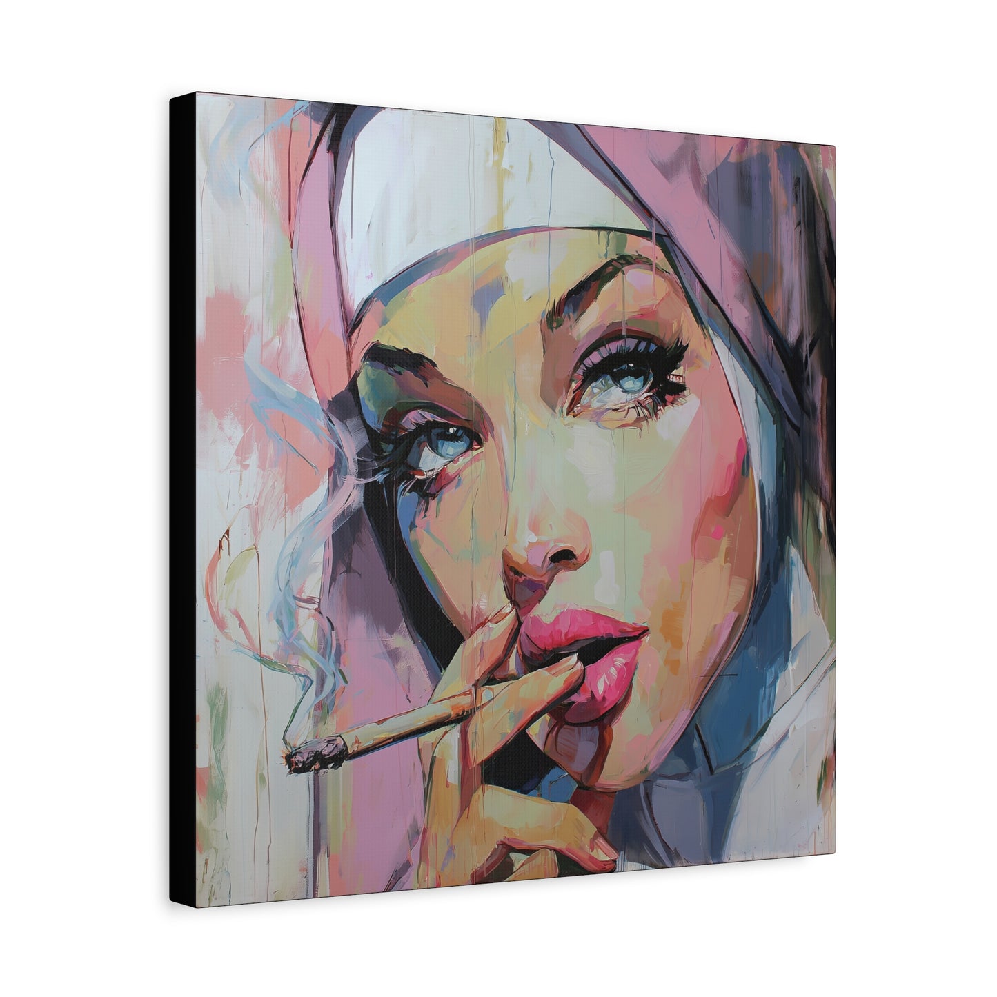 Gallery Wrapped Canvas, Habits and Heresy Art Canvas, Naughty Nuns Art Canvas – Sister Ophelia