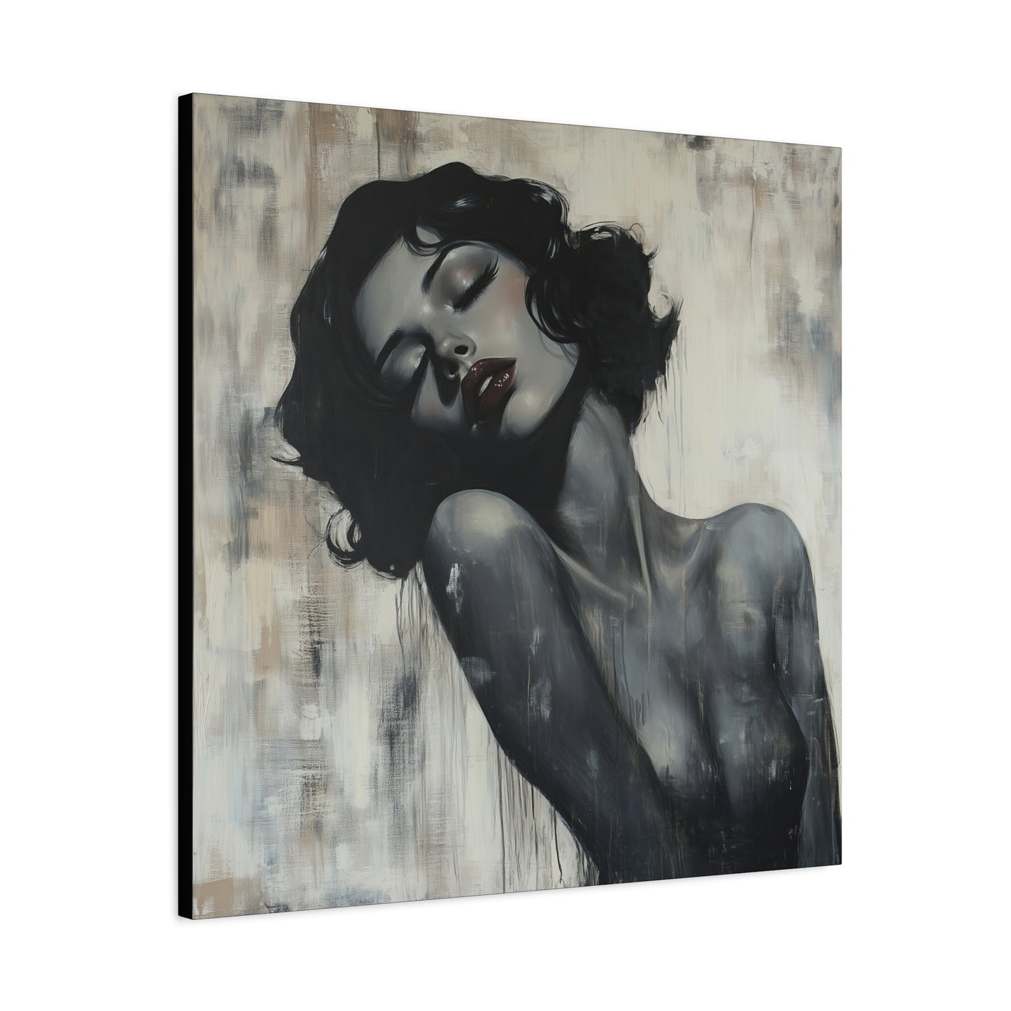 Gallery Wrapped Canvas, Sinners and Saints Art Canvas, Erotic Pinup Art Canvas – Lonna