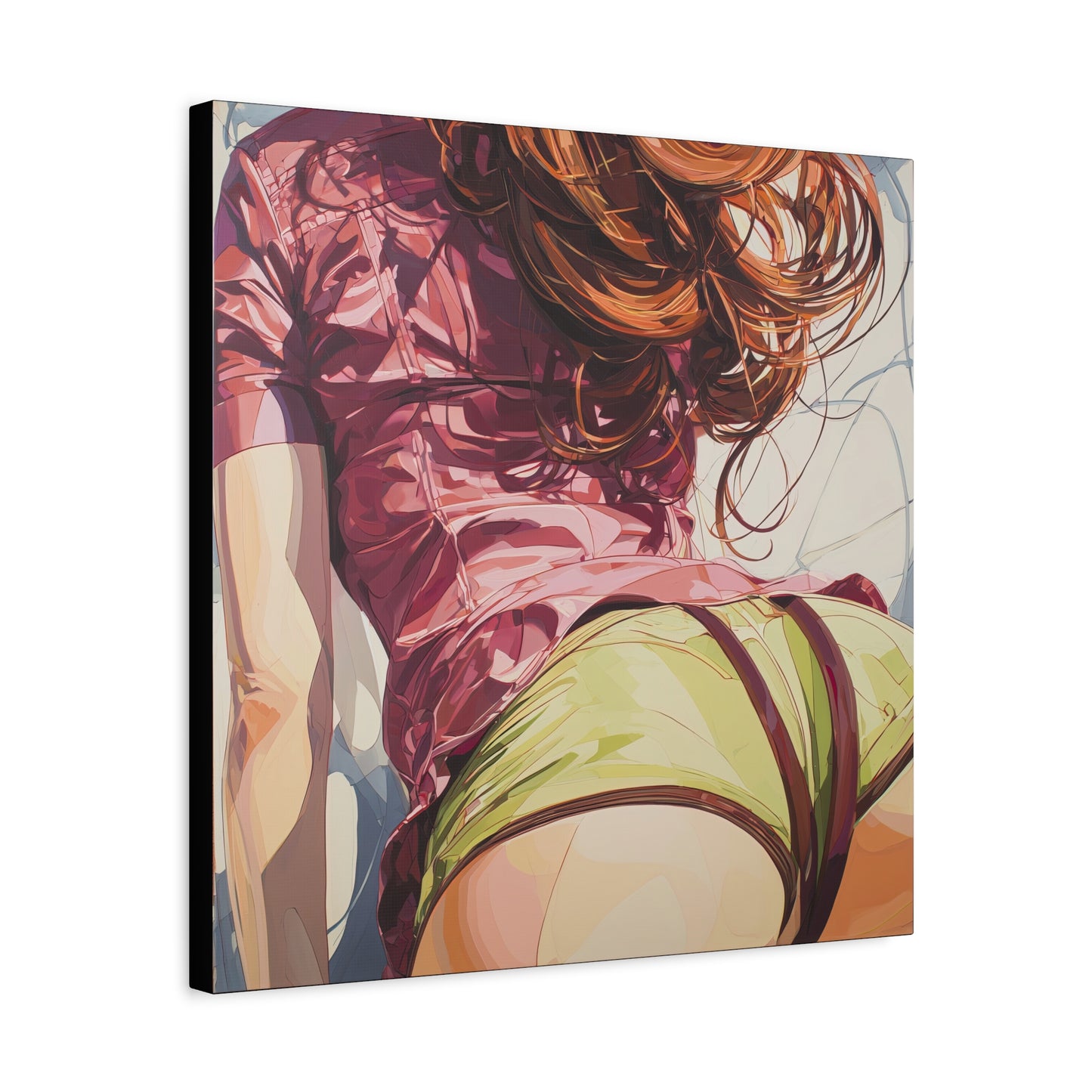 Gallery Wrapped Canvas, Tongue and Cheek Art Canvas, Naughty Girl Art Canvas – Persephone