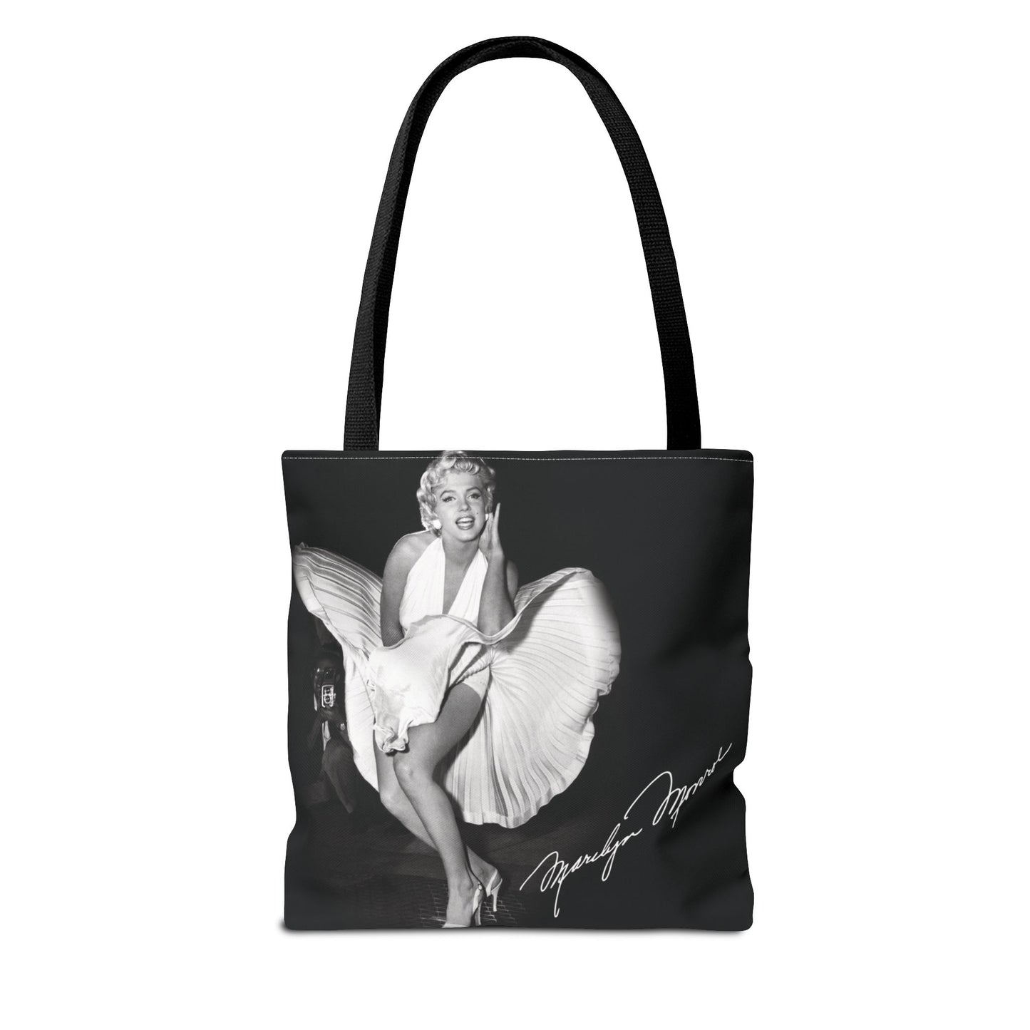 Celebrity Tote Bag, Utility Tote - Marilyn Monroe Subway Grate Tote - New York