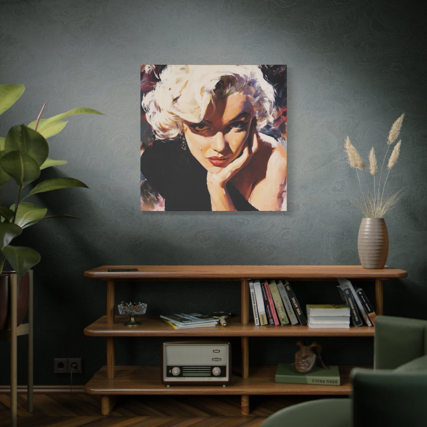 Gallery Wrapped Canvas, The Diva Project Art Canvas, Pinup Art Canvas – Marilyn Monroe - FOUR