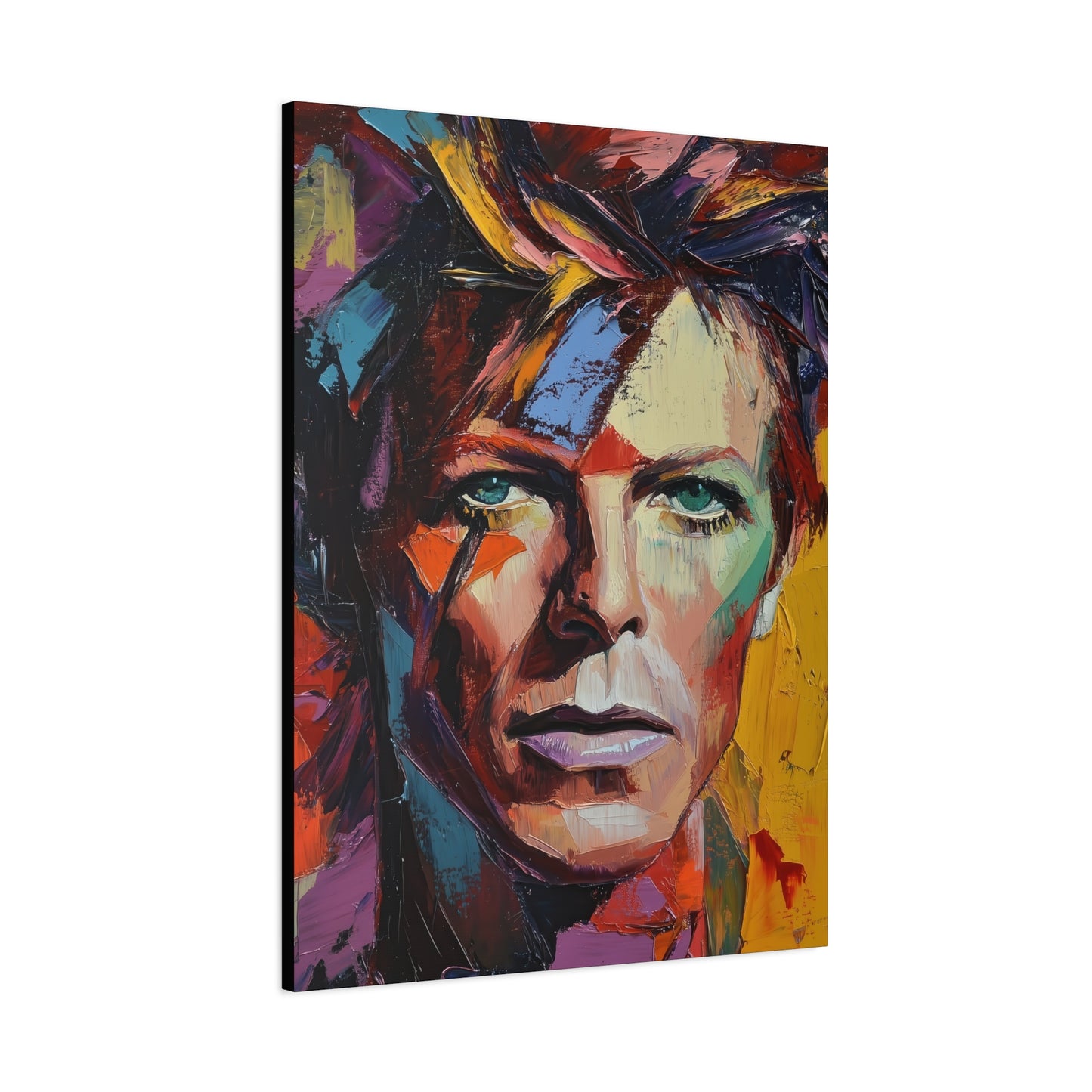 Gallery Wrapped Canvas, Celebrity Inspired, Pop Art Canvas – Bowie