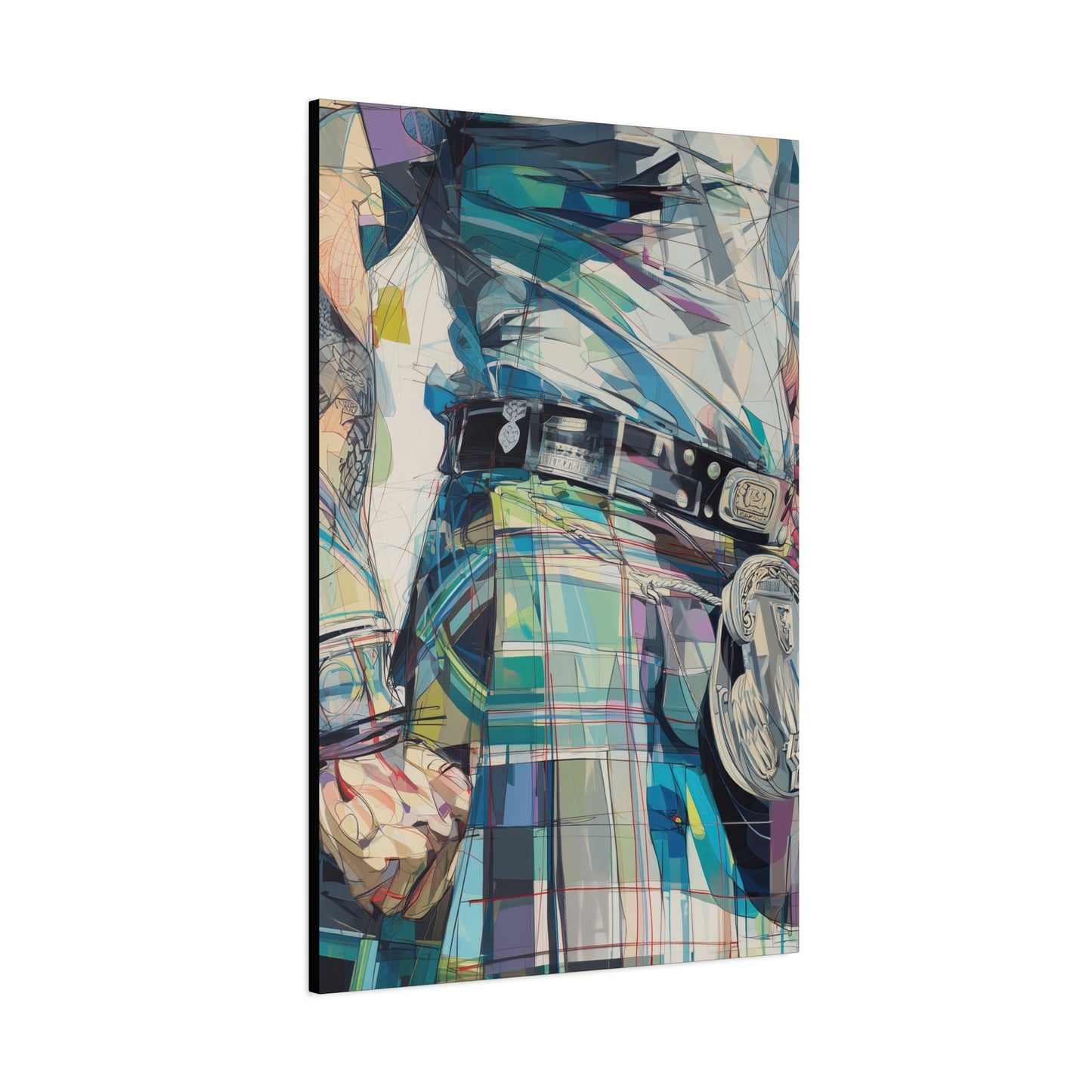 Gallery Wrapped Canvas, Kilts and Carnage Art Canvas, Erotic Pinup Art Canvas – Finn