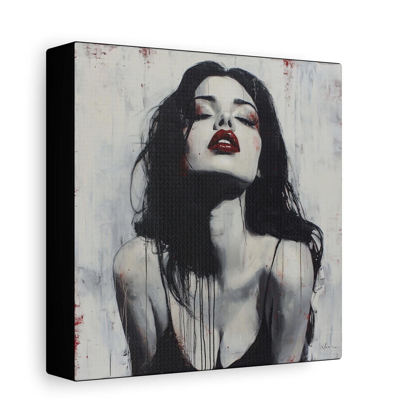 Gallery Wrapped Canvas, Sinners and Saints Art Canvas, Erotic Pinup Art Canvas – Vera