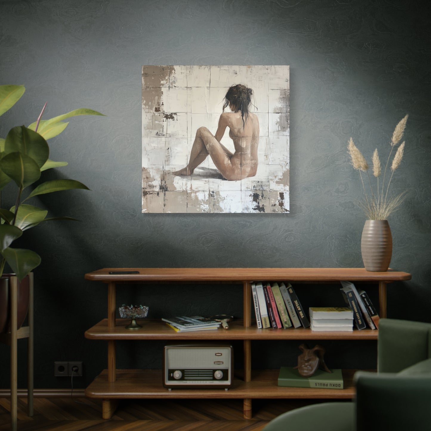 Gallery Wrapped Canvas, Sinners and Saints Art Canvas, Erotic Pinup Art Canvas – Eve