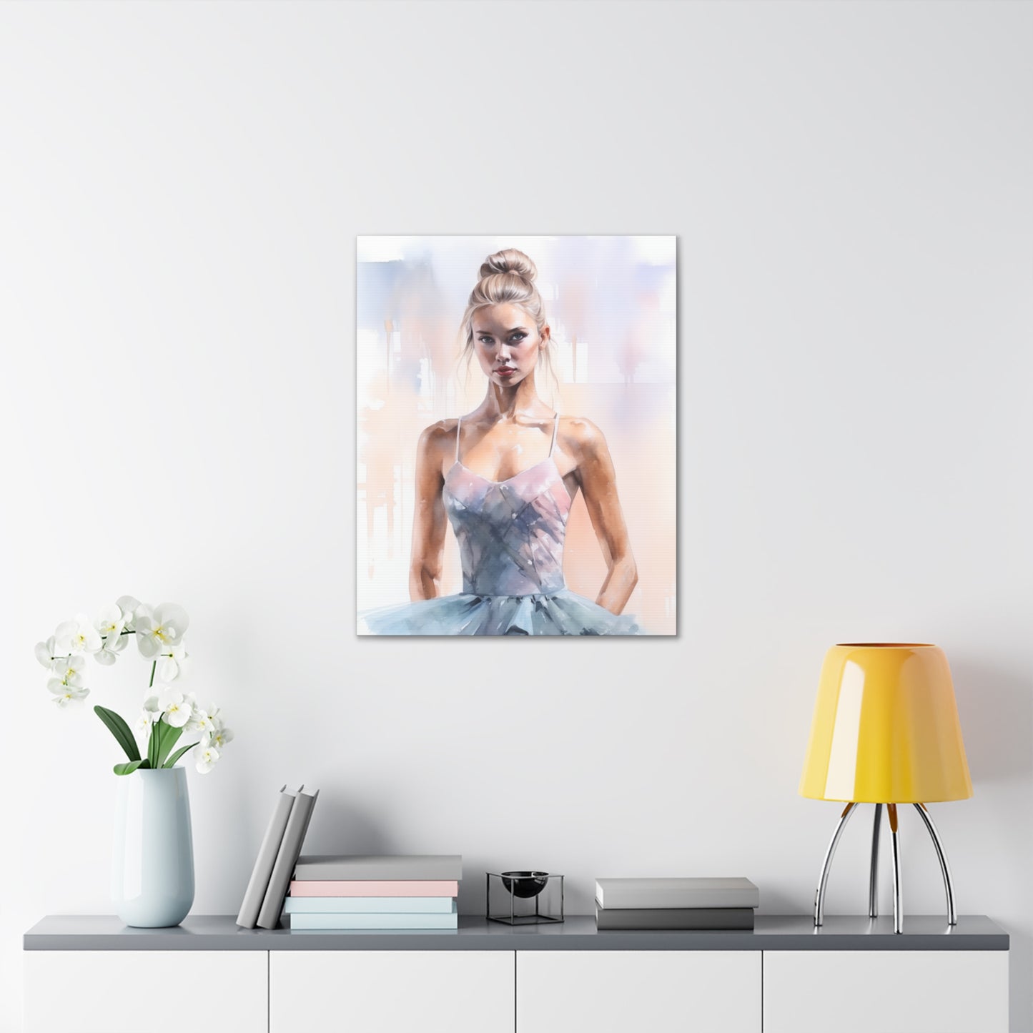 Gallery Wrapped Canvas, Ballerina Beauty, Ballet Art Canvas – Samantha
