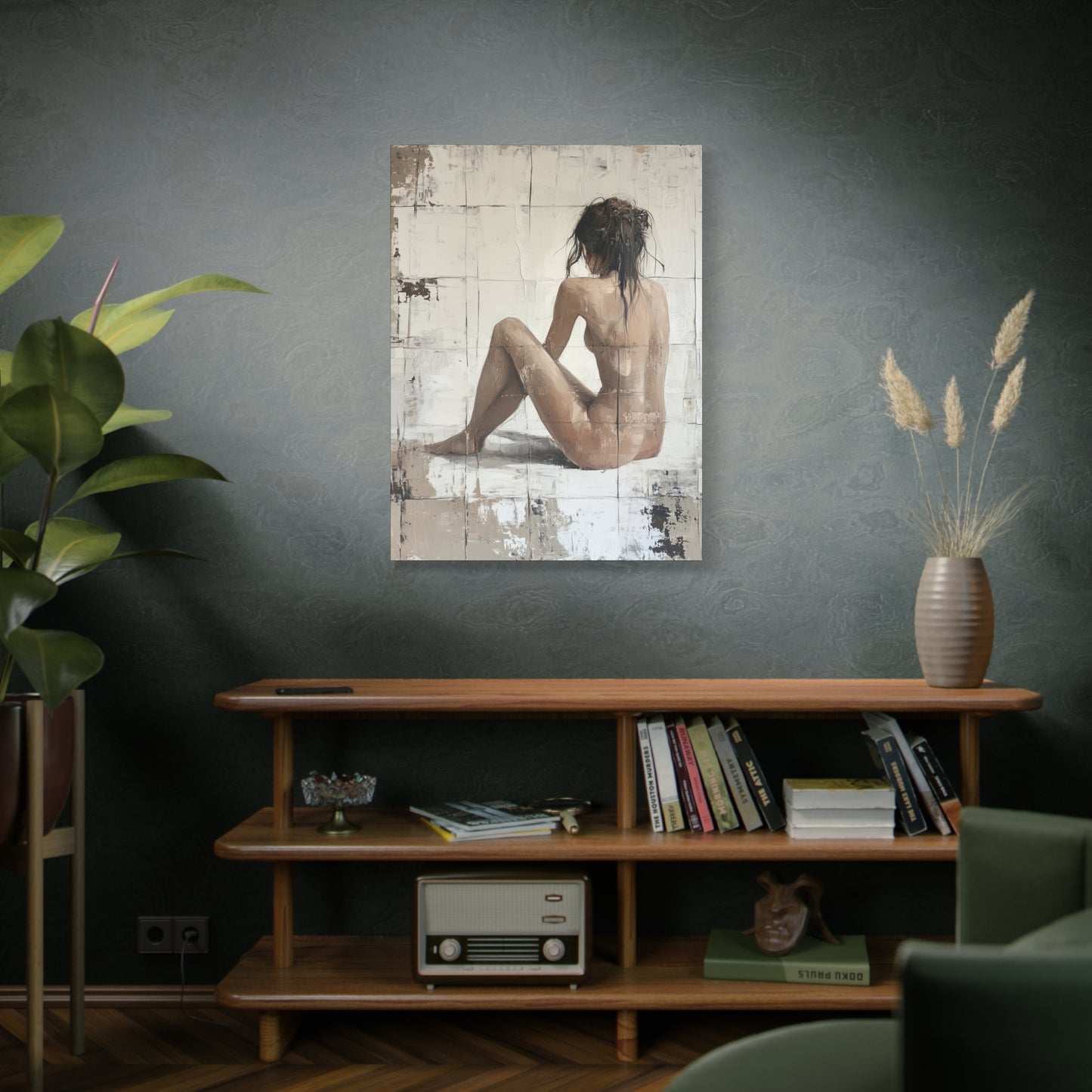Gallery Wrapped Canvas, Sinners and Saints Art Canvas, Erotic Pinup Art Canvas – Eve