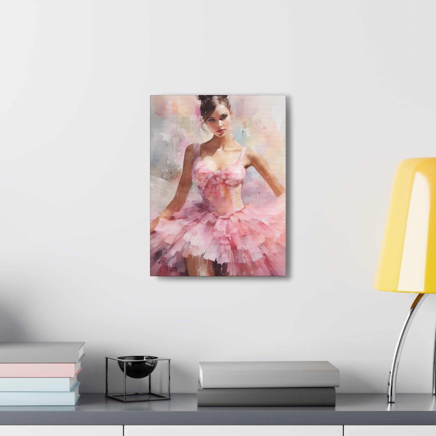 Gallery Wrapped Canvas, Ballerina Beauty, Ballet Art Canvas – Lily