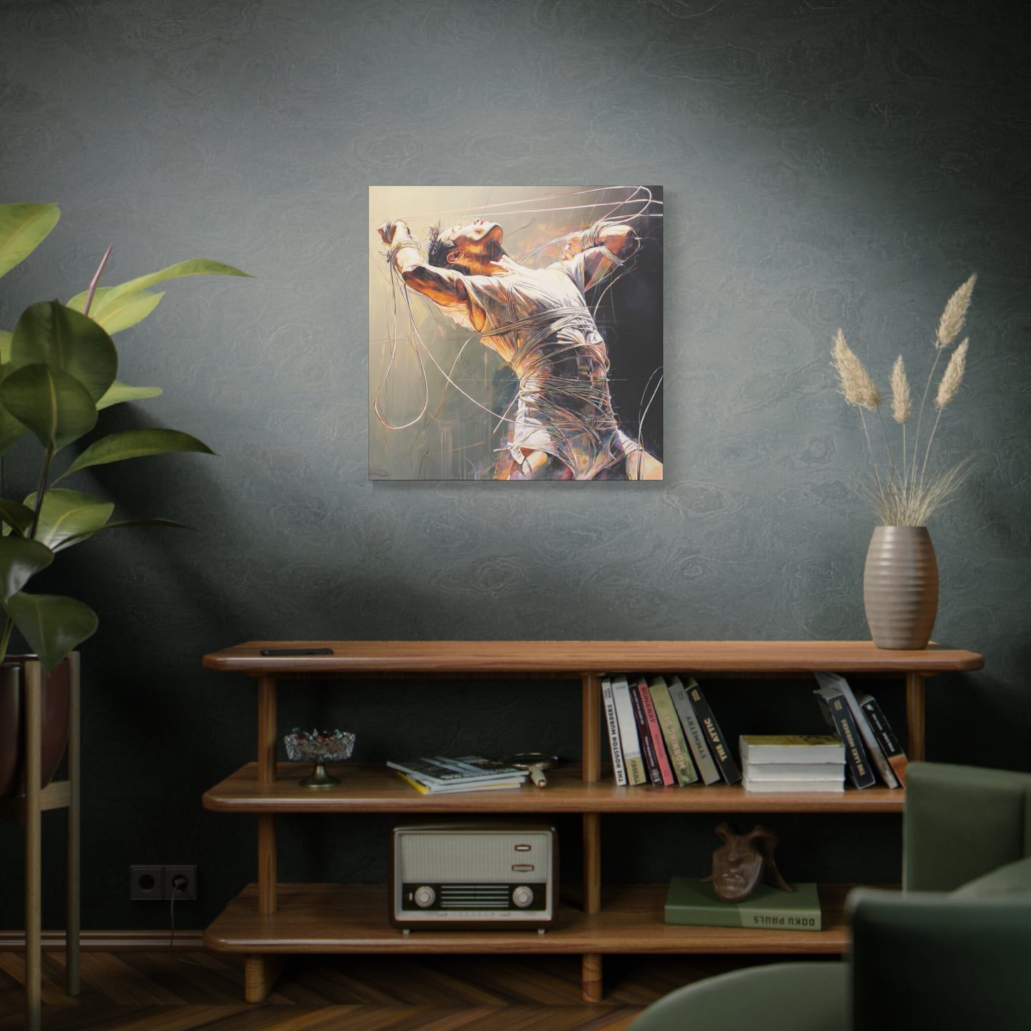 Gallery Wrapped Canvas, Ropes and Reverence Art Canvas, Erotic Shibari Art Canvas – Nikolai