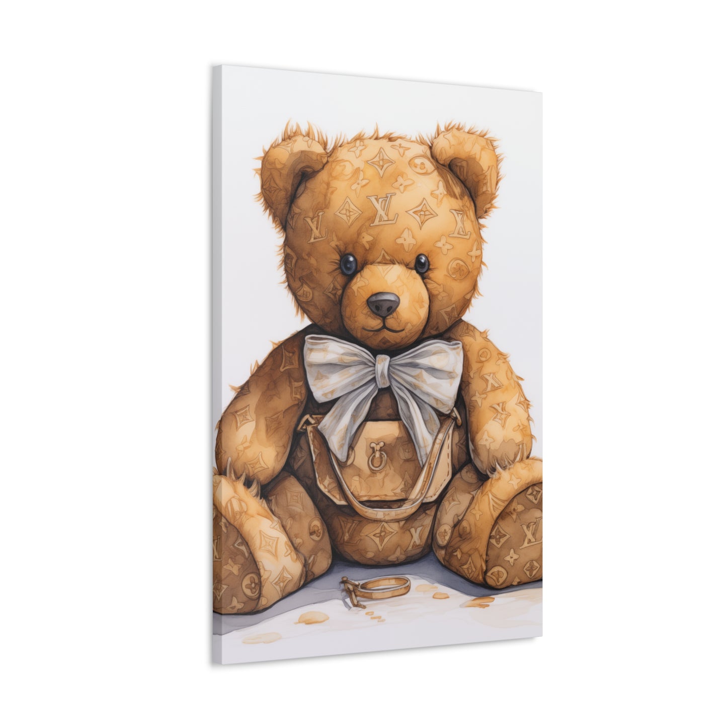 Canvas Gallery Wrap - LV Bear Wall Art - Ring