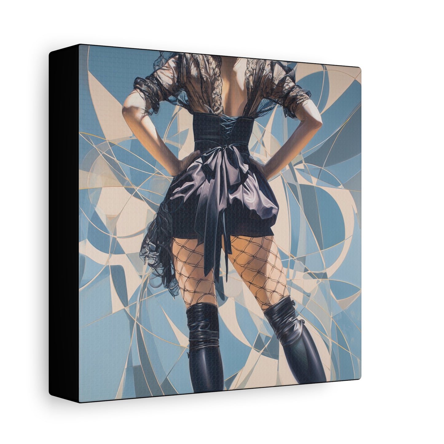 Gallery Wrapped Canvas, Tongue and Cheek Art Canvas, Naughty Girl Art Canvas – Dani