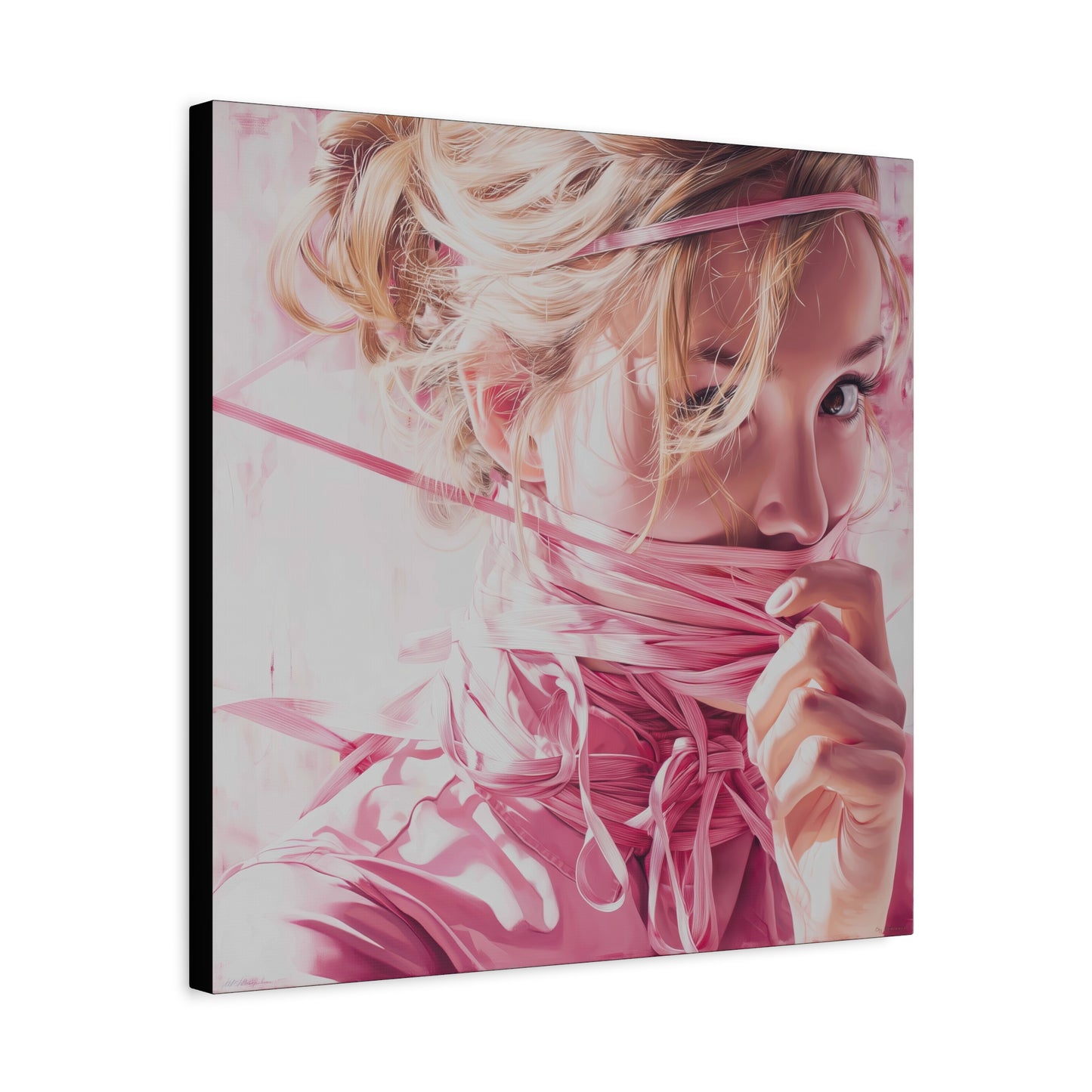 Gallery Wrapped Canvas, Ropes and Reverence Art Canvas, Erotic Shibari Art Canvas – Lilith