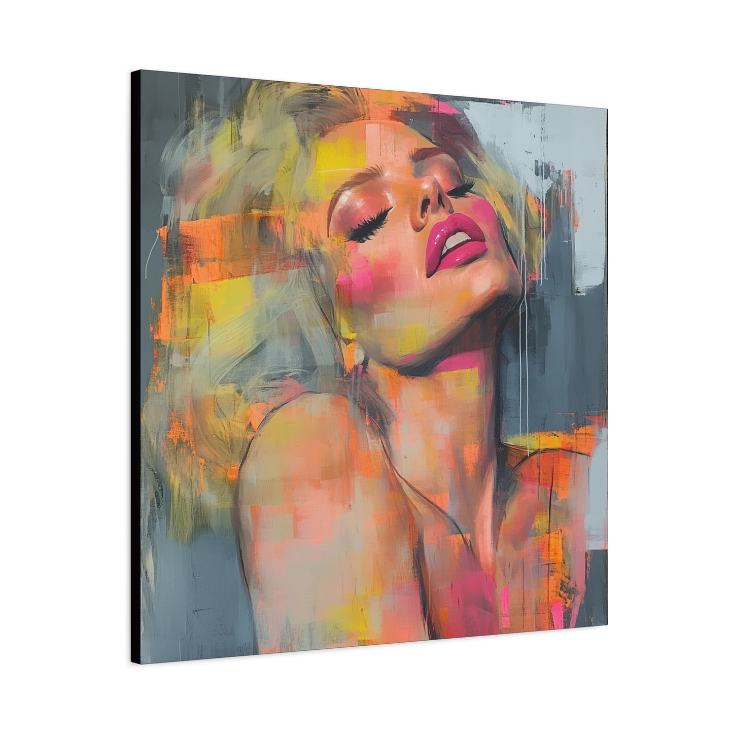 Gallery Wrapped Canvas, Guilt and Grit Adult Art Canvas, Erotic Pinup Art Canvas – Veda