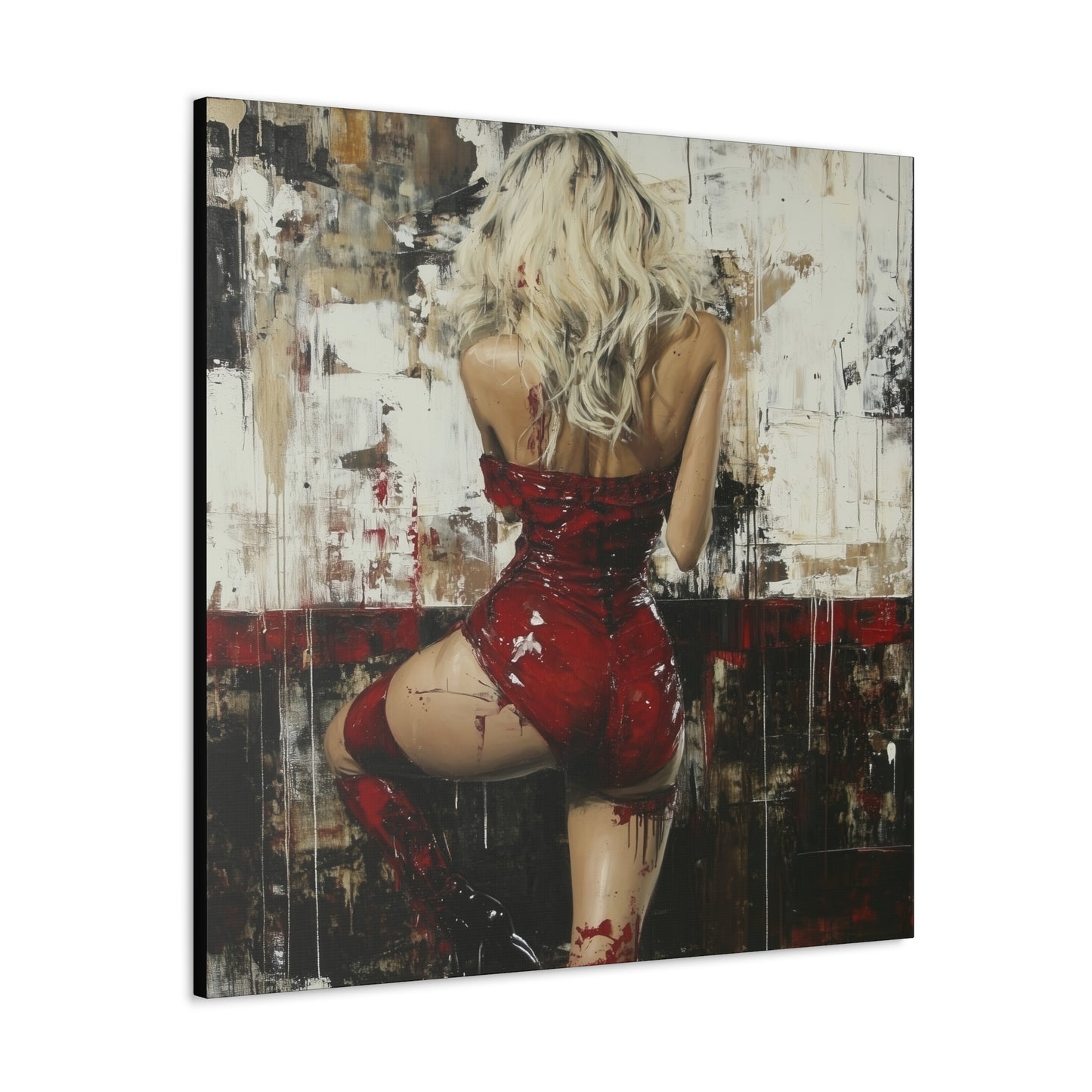 Gallery Wrapped Canvas, Sinners and Saints Art Canvas, Erotic Art Canvas – Veronica