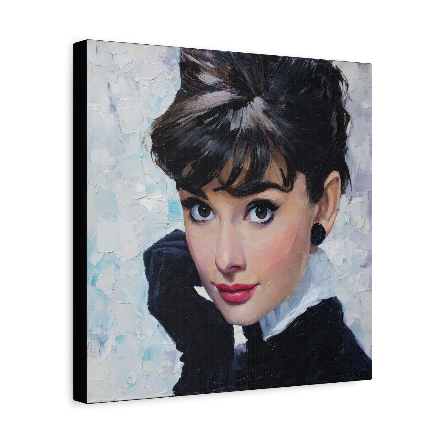 Gallery Wrapped Canvas, The Diva Project Art Canvas, Pinup Art Canvas – Audrey Hepburn - SEVEN
