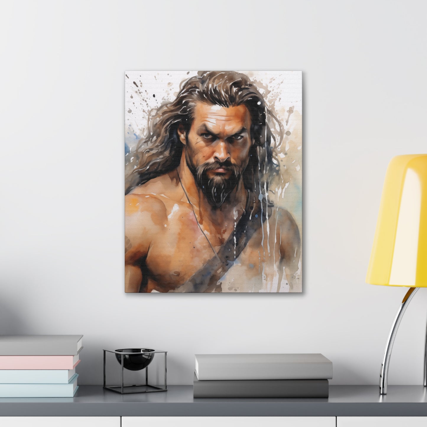 Gallery Wrapped Canvas, Celebrity Inspired, Pop Art Canvas – Jason