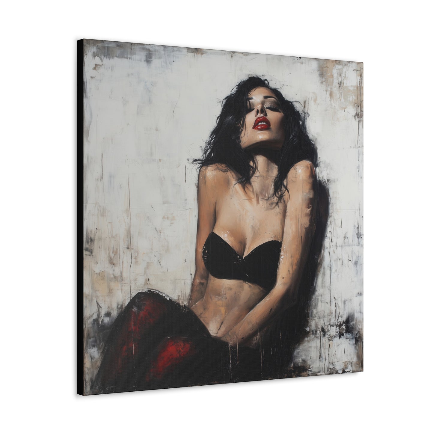 Gallery Wrapped Canvas, Sinners and Saints Art Canvas, Erotic Art Canvas – Alexa