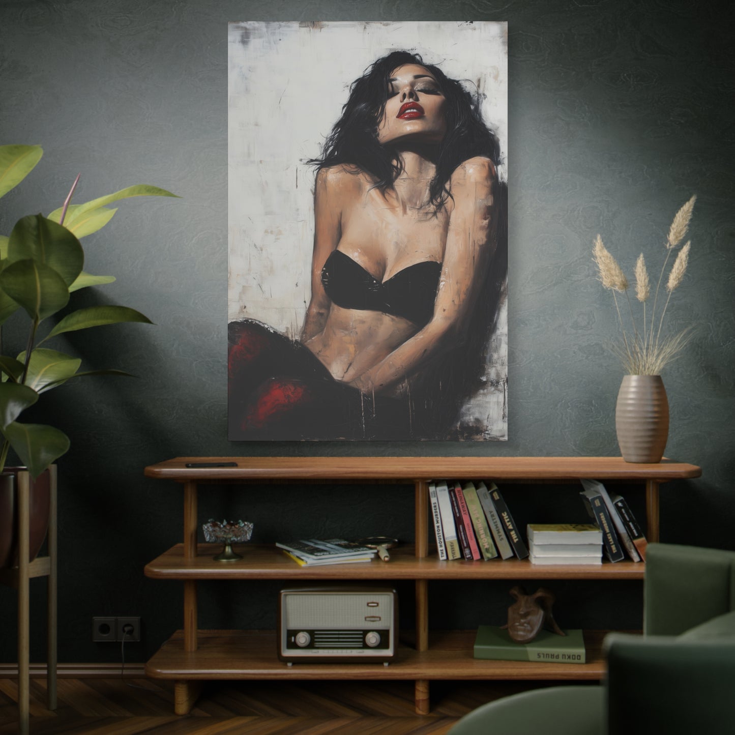 Gallery Wrapped Canvas, Sinners and Saints Art Canvas, Erotic Art Canvas – Alexa